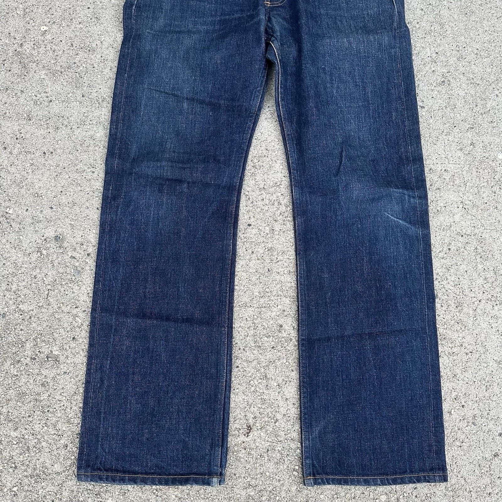 A.P.C. APC Dark Wash Raw Selvedge Denim Jeans Size 31 Actual 34x30 Size US 31 - 3 Thumbnail