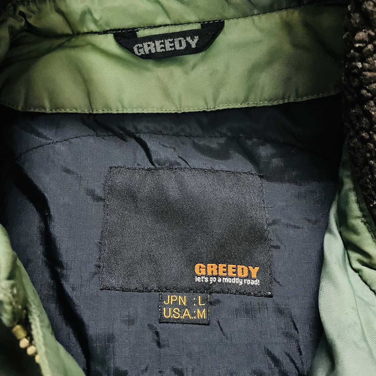 Greedy Genius Vintage greedy jacket liked army jacket Size US XL / EU 56 / 4 - 11 Thumbnail