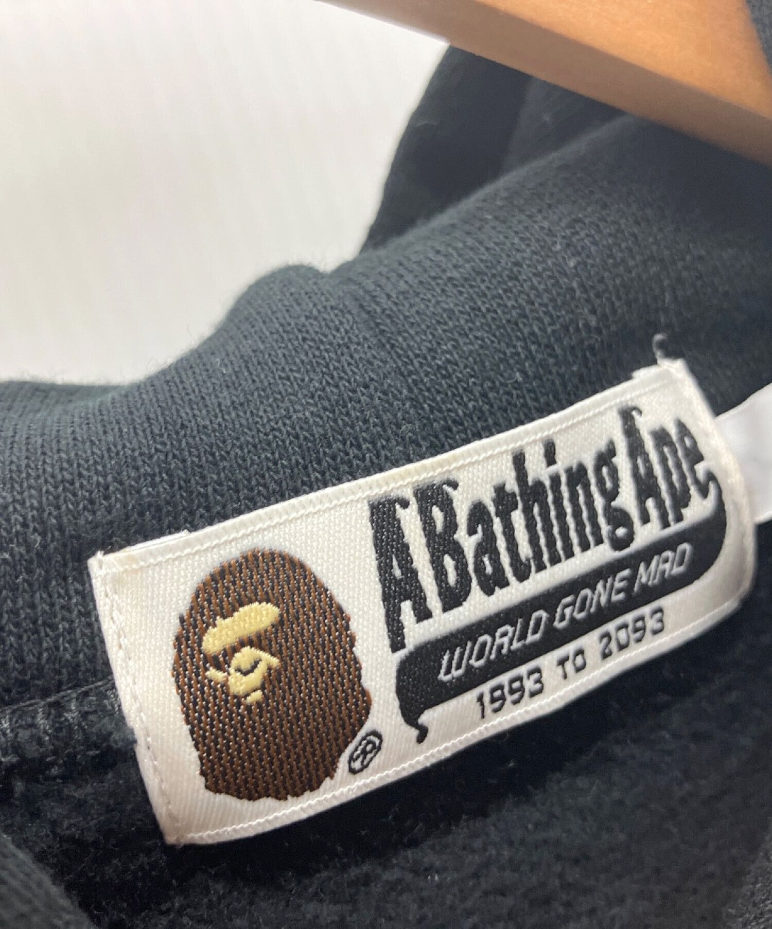 Bape A BATHING APE Bape Print Pullover Hoodie Black L Size US L / EU 52-54 / 3 - 5 Thumbnail