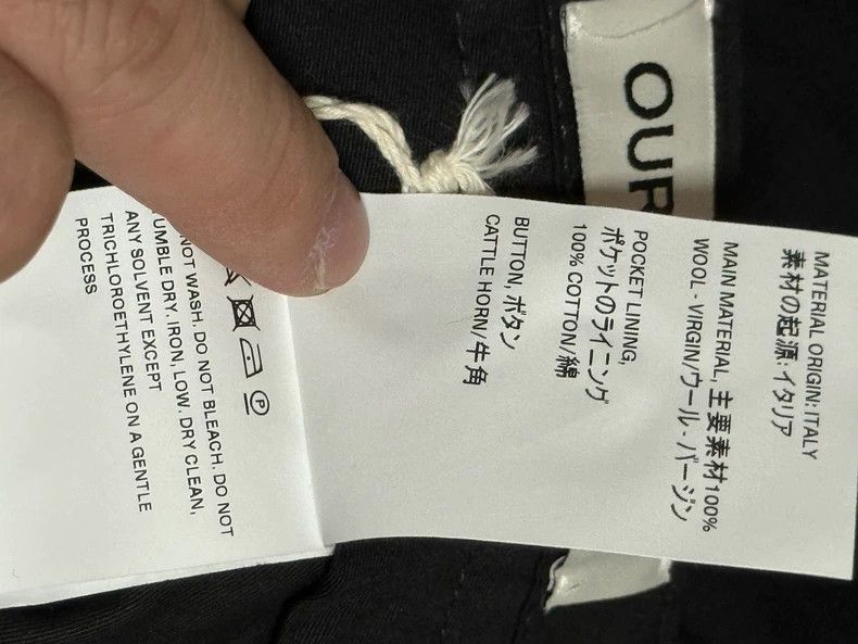 Our Legacy our legacy size 50 CHINO22 casual woollen trousers 2502-Ne Size US 33 - 5 Thumbnail