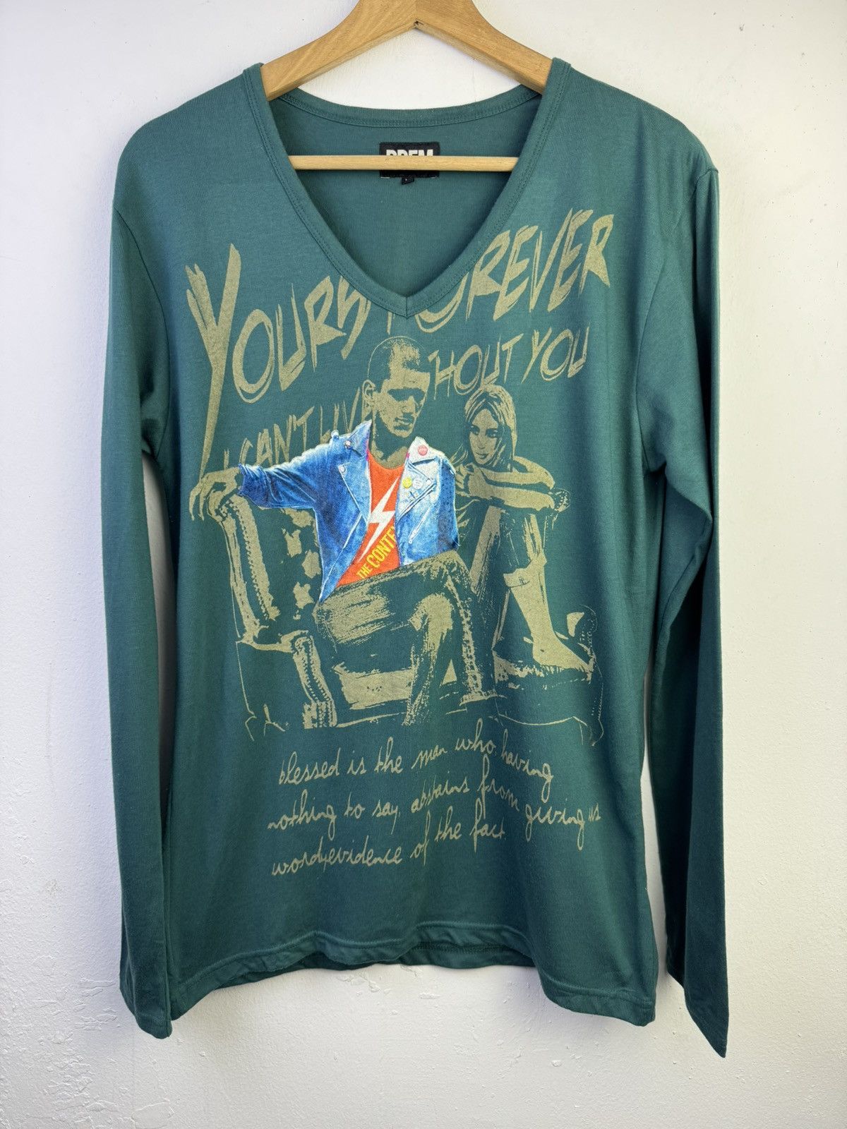 PPFM PPFM longsleeve Vneck tshirt inspired by film Taxi Driver Size US M / EU 48-50 / 2 - 1 Thumbnail