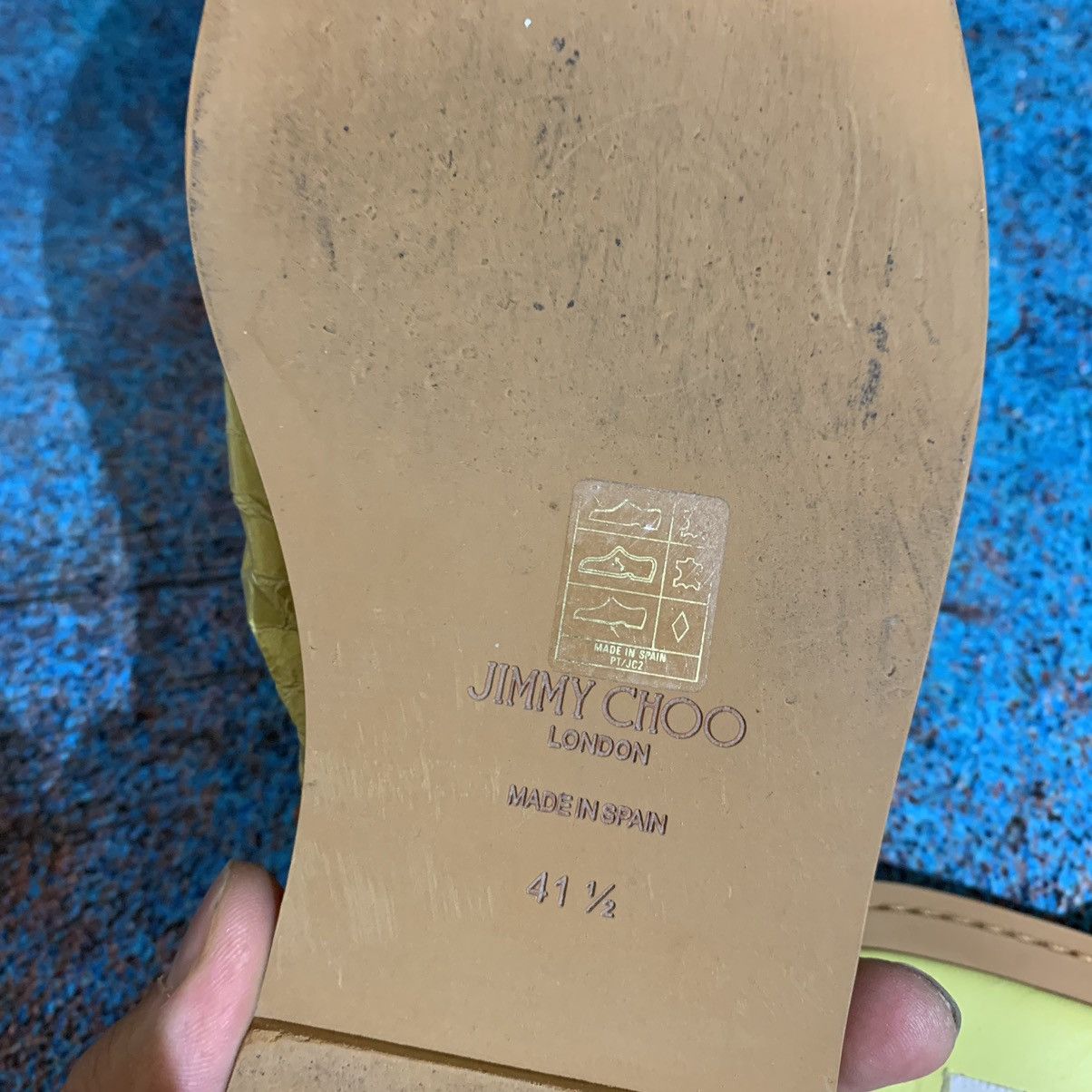 Jimmy Choo Jimmy Choo Tropica Leather Sandals Size 41.5 Size US 11.5 / IT 41.5 - 14 Thumbnail