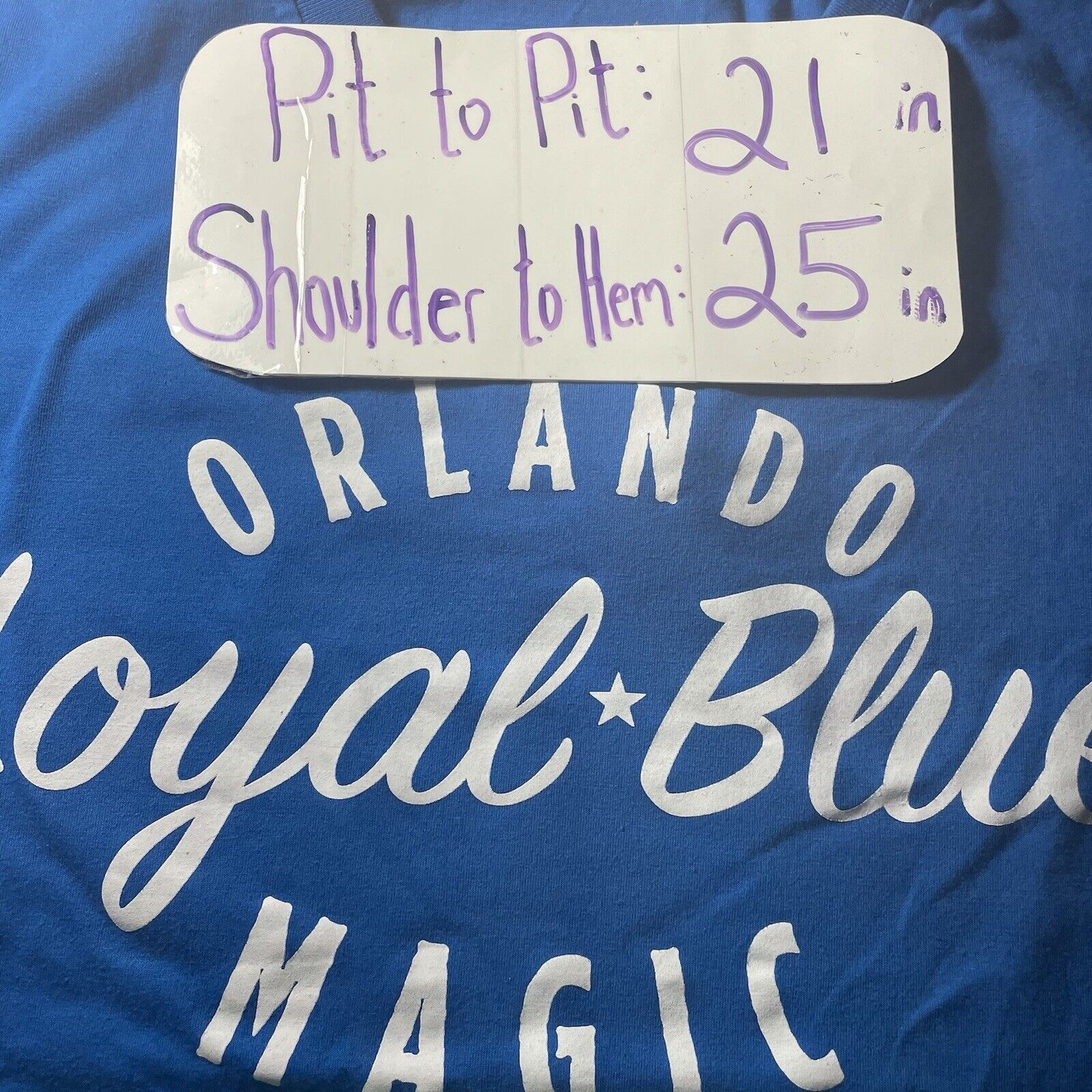 NBA Orlando Magic Loyal Blue Season Ticker Holder Graphic Tee Size US M / EU 48-50 / 2 - 9 Thumbnail