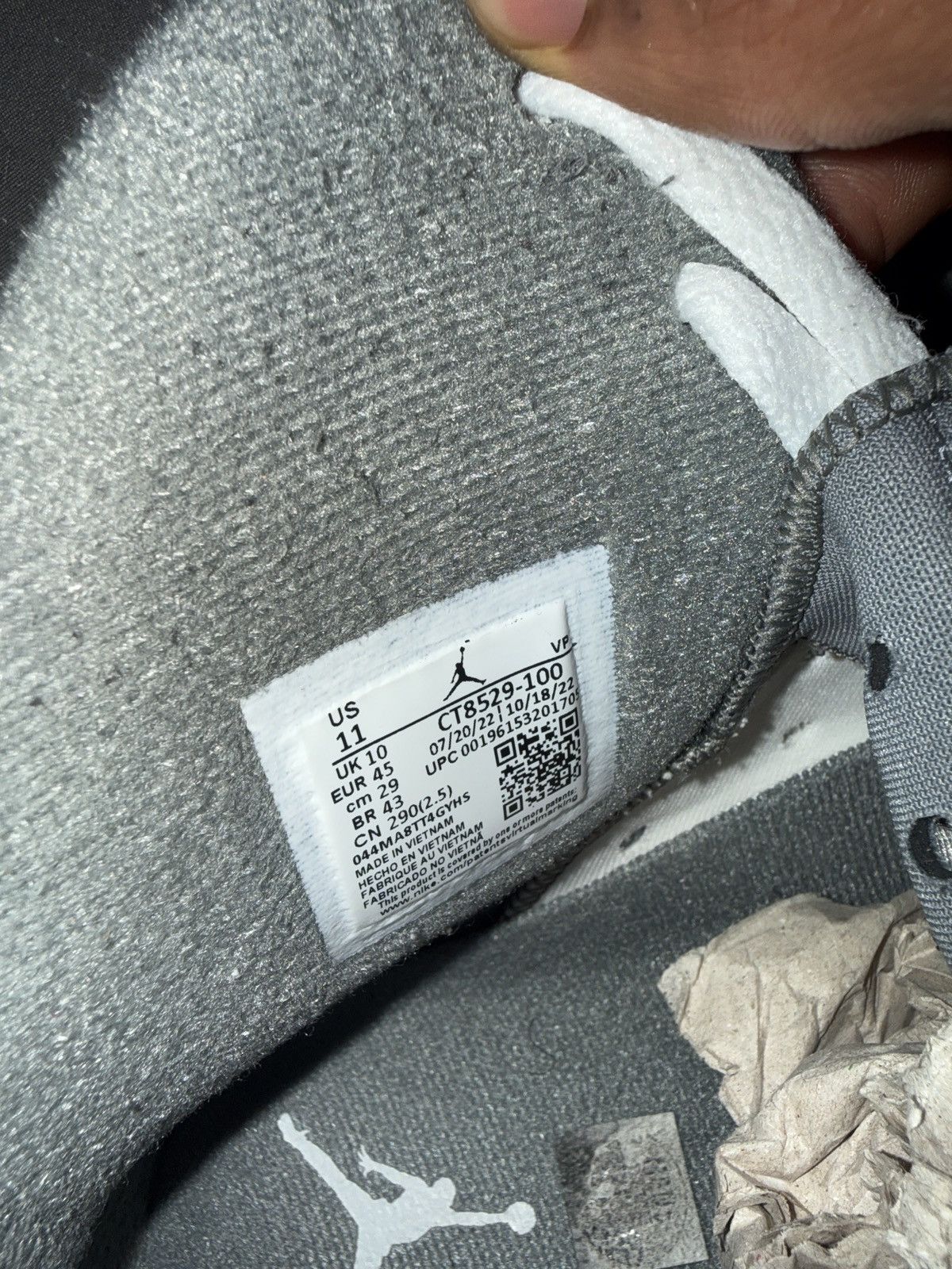 Jordan Brand COOL GREY 6s (2023) Size US 11 / EU 44 - 2 Thumbnail