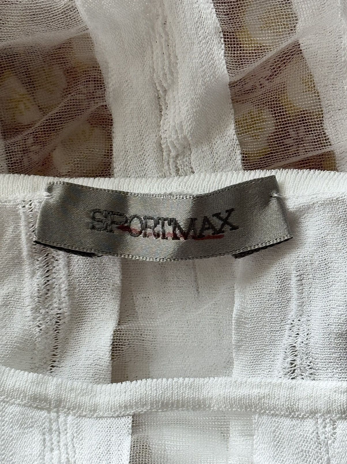 Sportmax Max Mara Sportmax mesh striped longsleeve Size S / US 4 / IT 40 - 4 Thumbnail