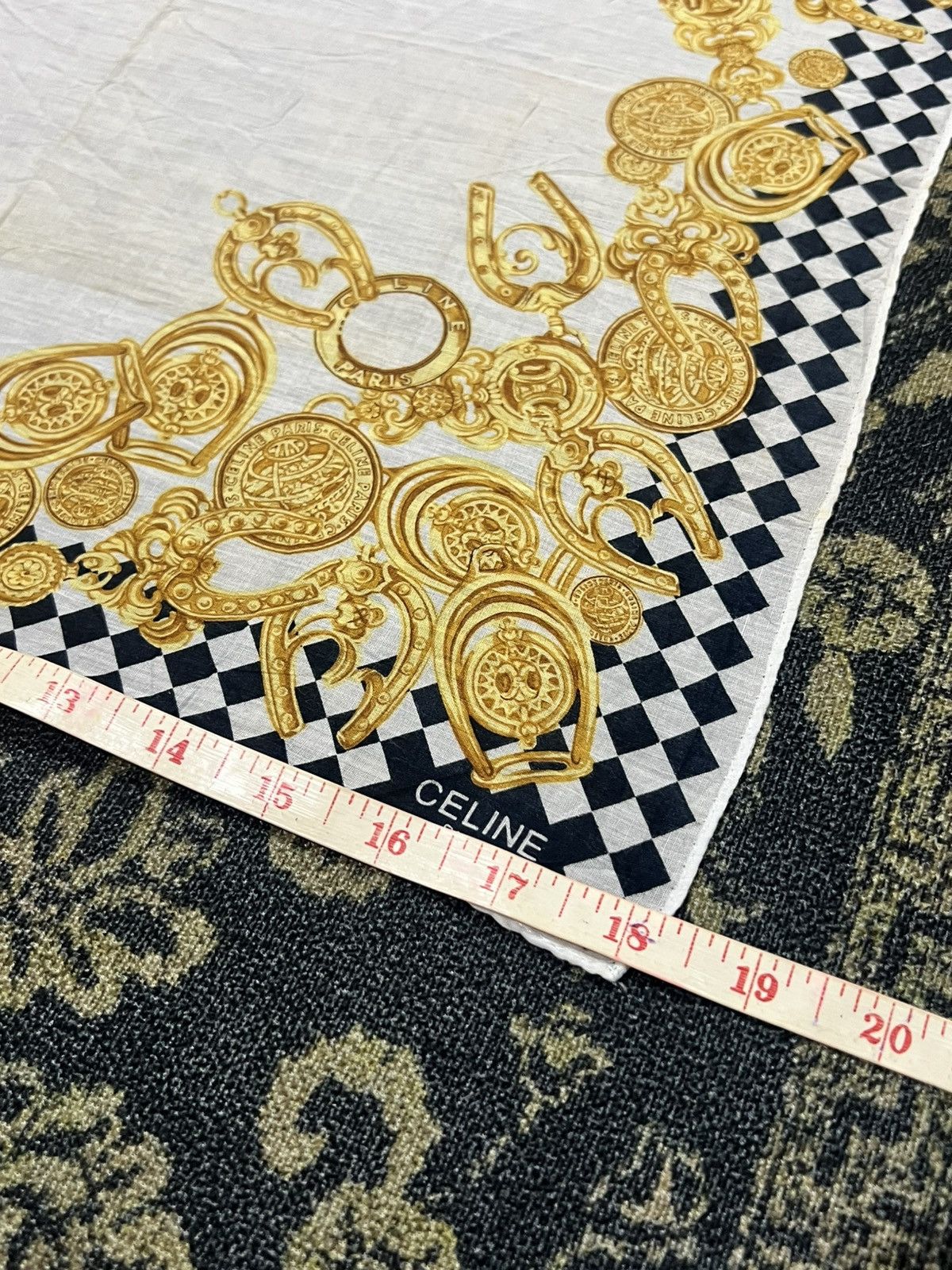 Celine × Vintage Celine Scarf Handkerchief Size ONE SIZE - 4 Thumbnail