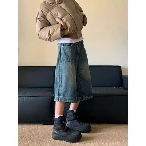 Other Street washed distressed casual denim shorts Size US 32 / EU 48 - 6 Thumbnail