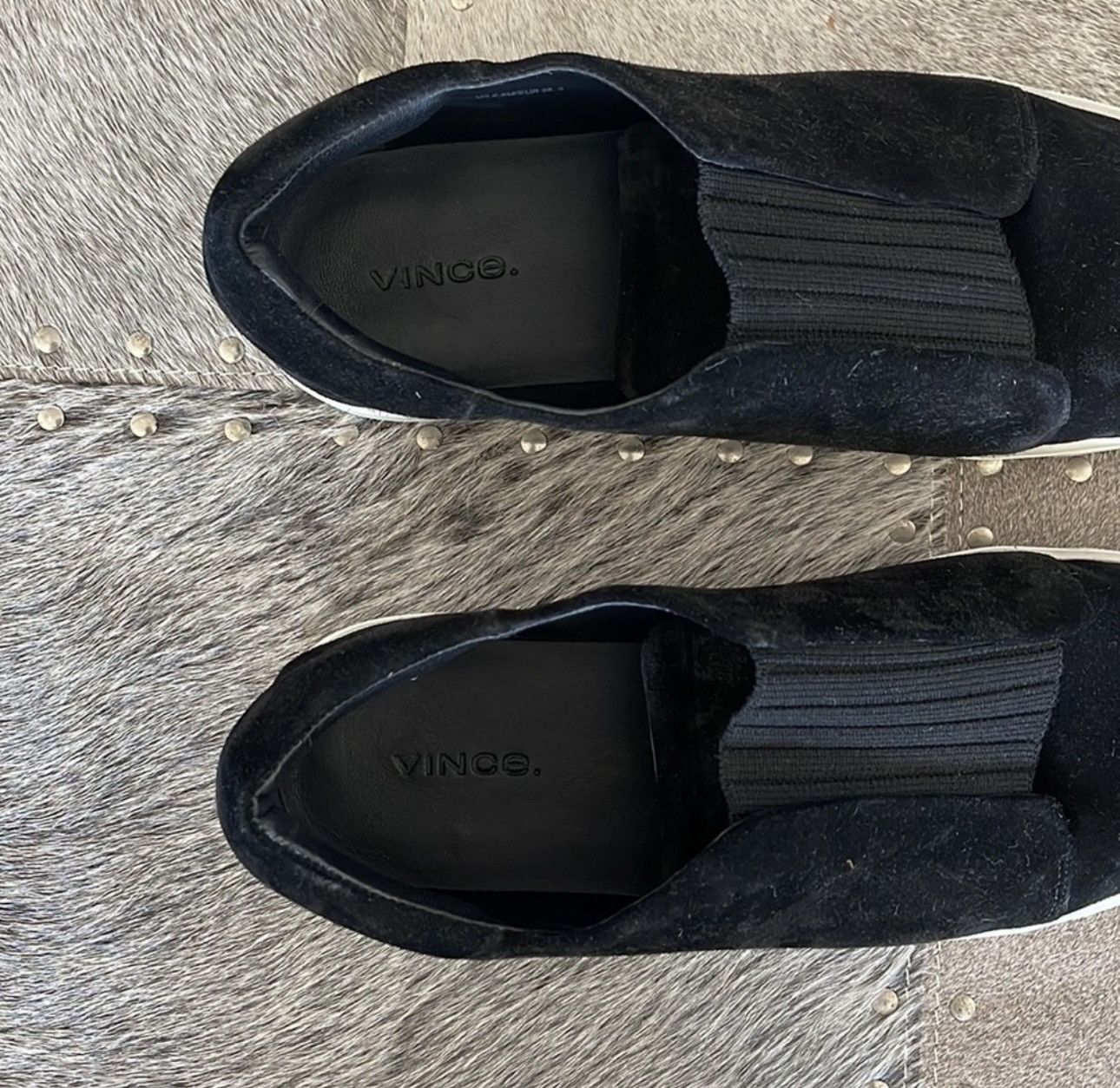 Vince Vince Suede Slip-On Sneakers slides in Black Size US 9.5 / IT 39.5 - 4 Thumbnail