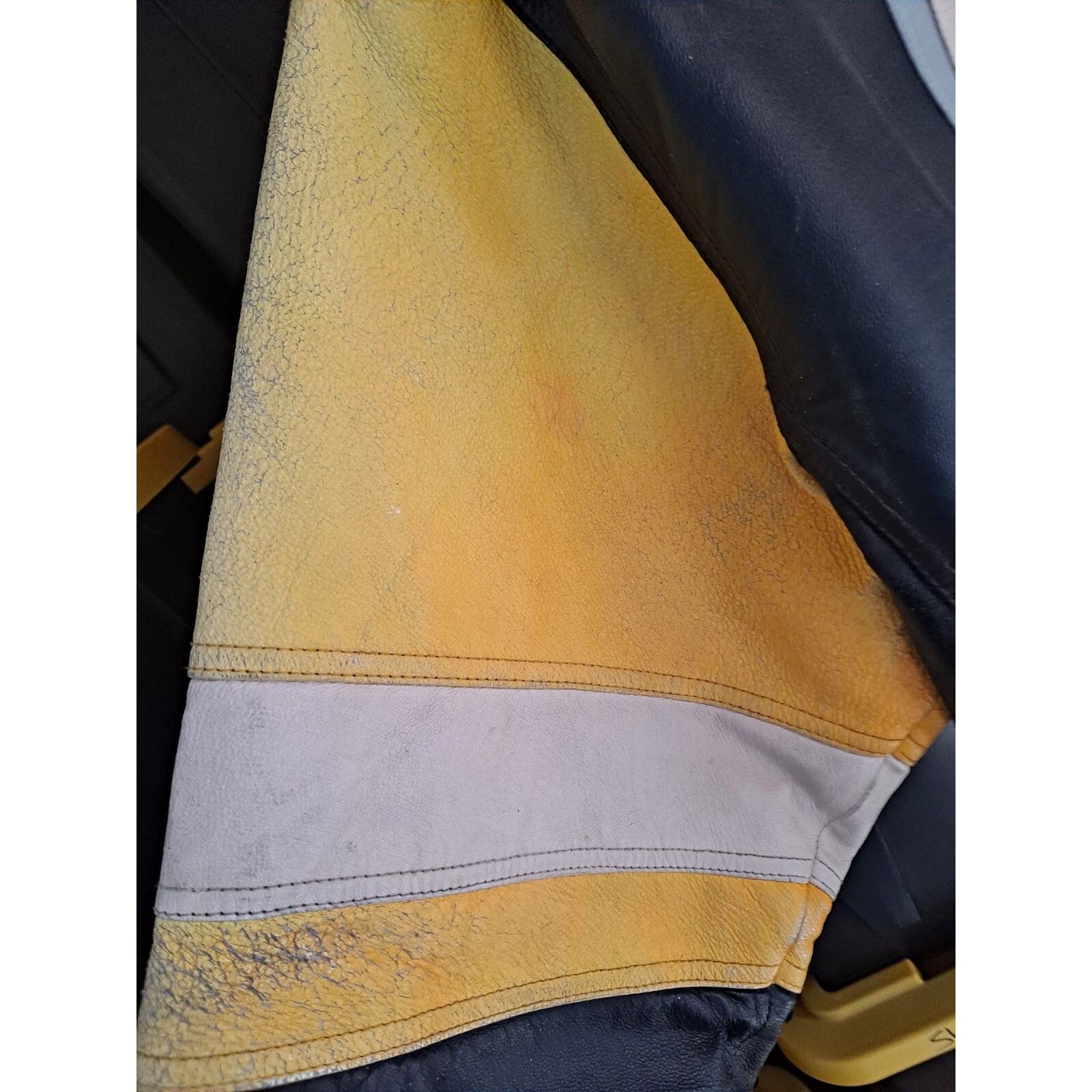 Mirage Vintage NFL Mirage Letterman PITTSBURGH STEELERS Leather Var Size US XL / EU 56 / 4 - 6 Thumbnail