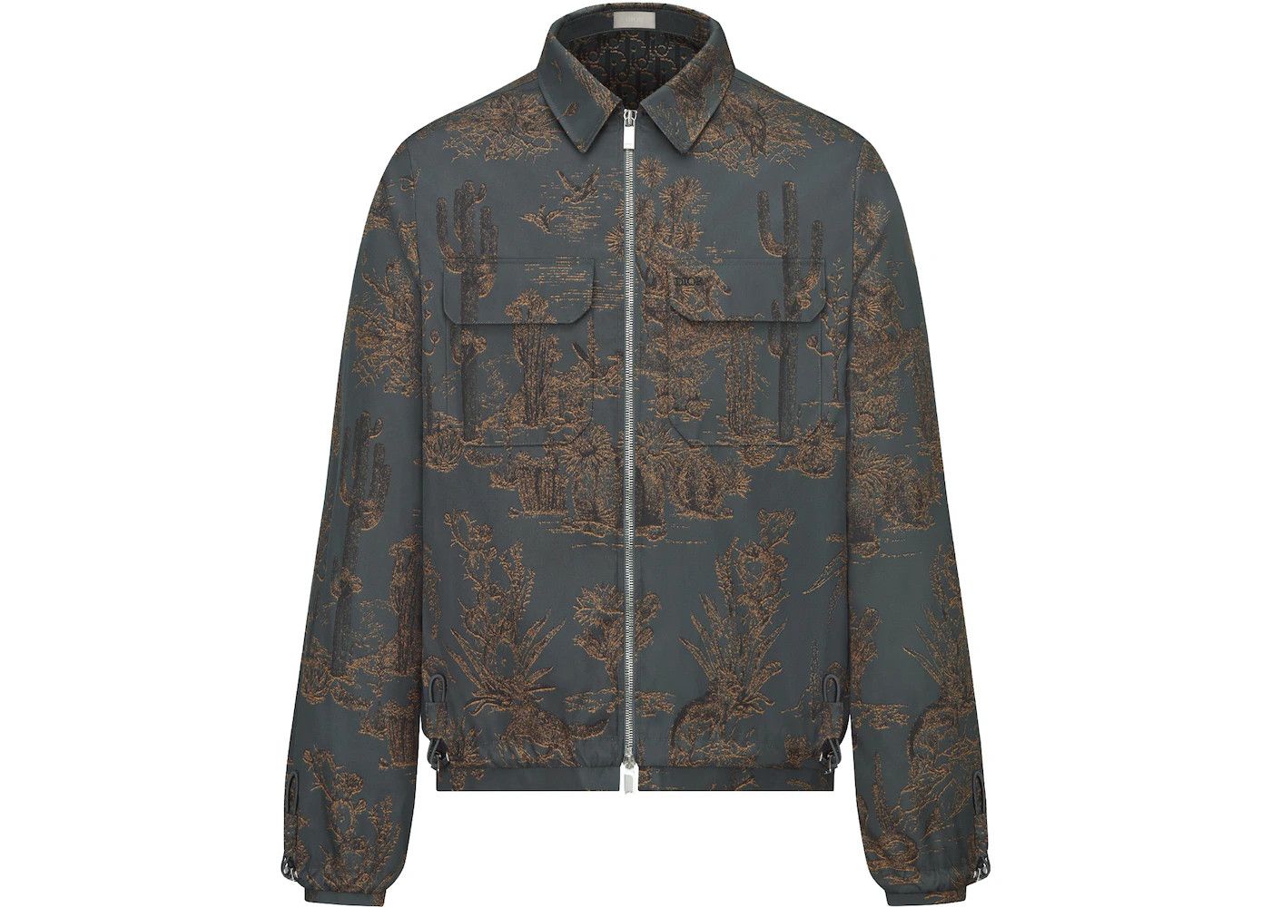 image of Dior O1Bcso1Str0324 Blouson In Brown, Men's (Size Large)