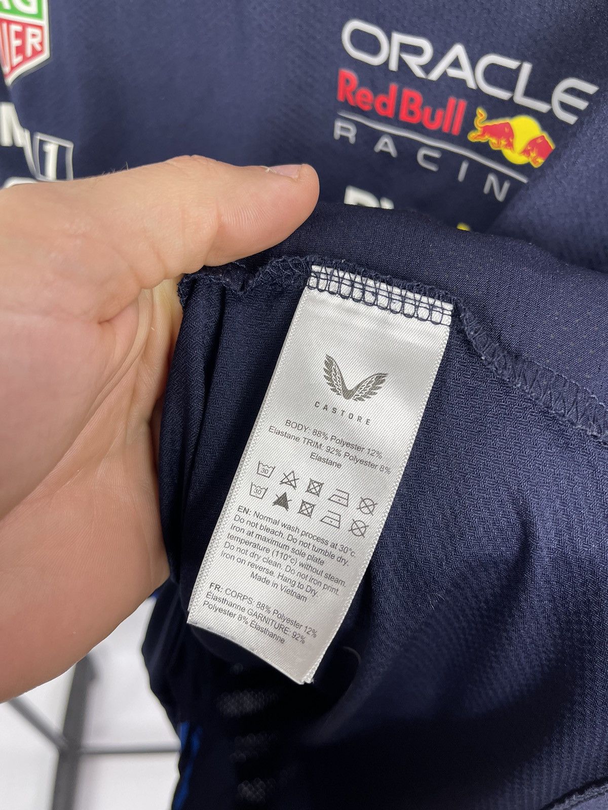 Castore Castore Navy Red Bull Racing 2024 Team F1 Mens Shirt Sz XL Size US XL / EU 56 / 4 - 6 Thumbnail