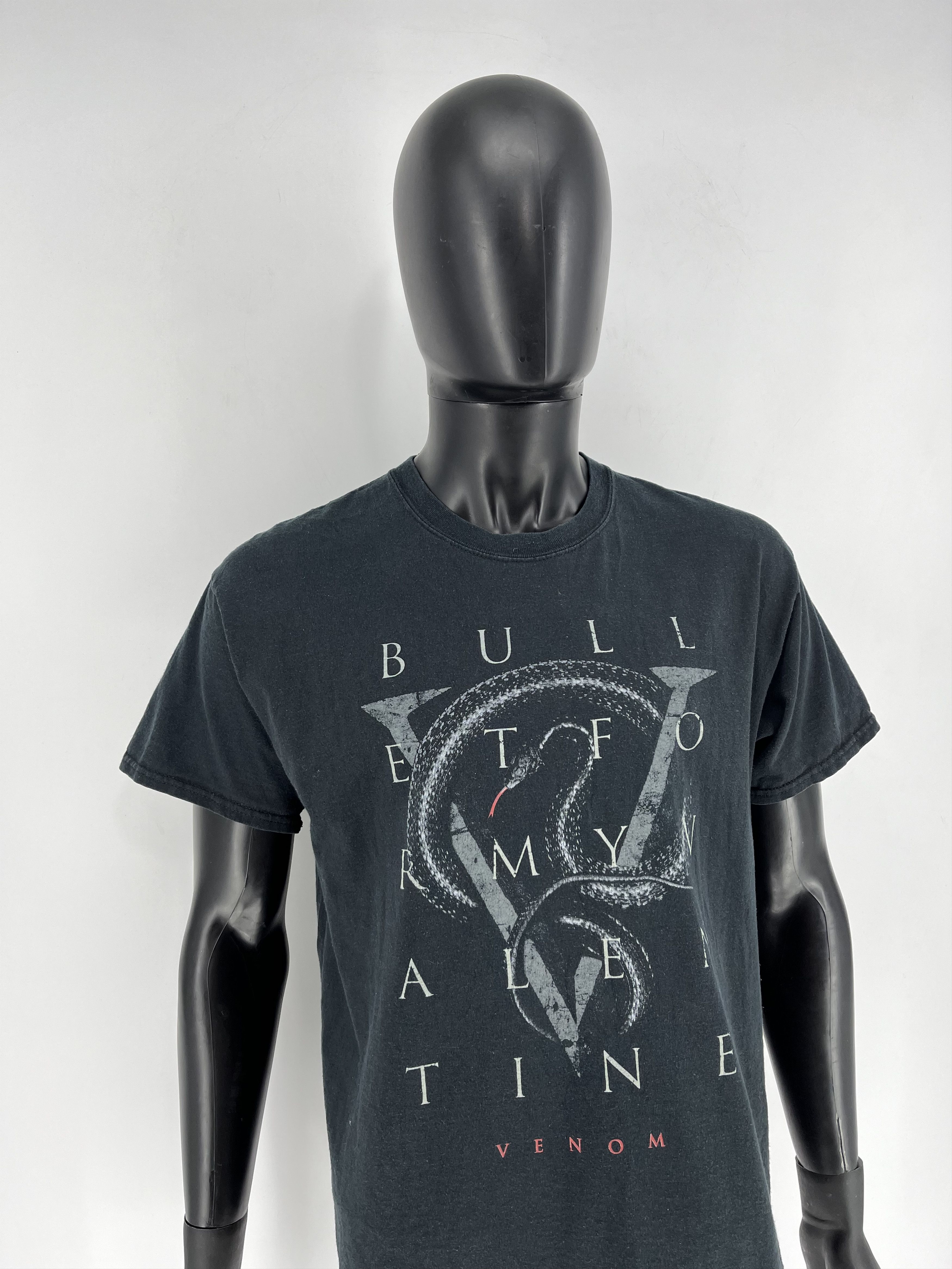 Band Tees × Vintage Vintage Y2K Bullet For My Valentine Tour Tee Band Rock Shirt Size US L / EU 52-54 / 3 - 3 Thumbnail
