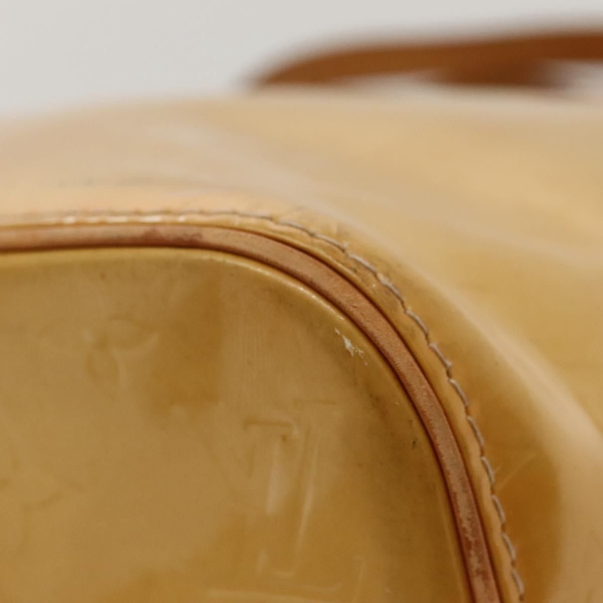 Louis Vuitton LOUIS VUITTON Monogram Vernis Houston Hand Bag Beige M91004 Size ONE SIZE - 16 Thumbnail