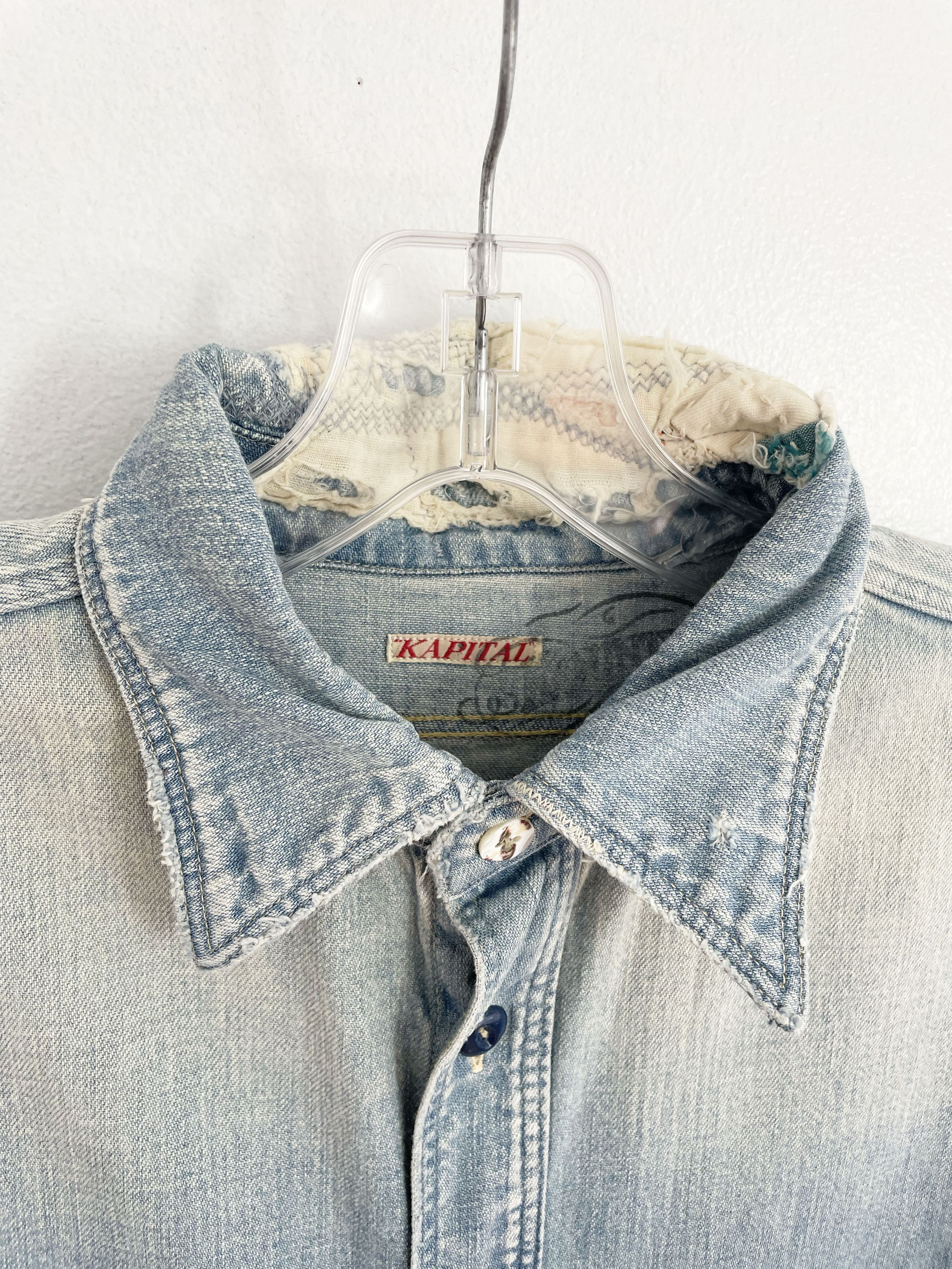 Kapital Kountry Patchwork Denim Dress Size S / US 4 / IT 40 - 3 Thumbnail