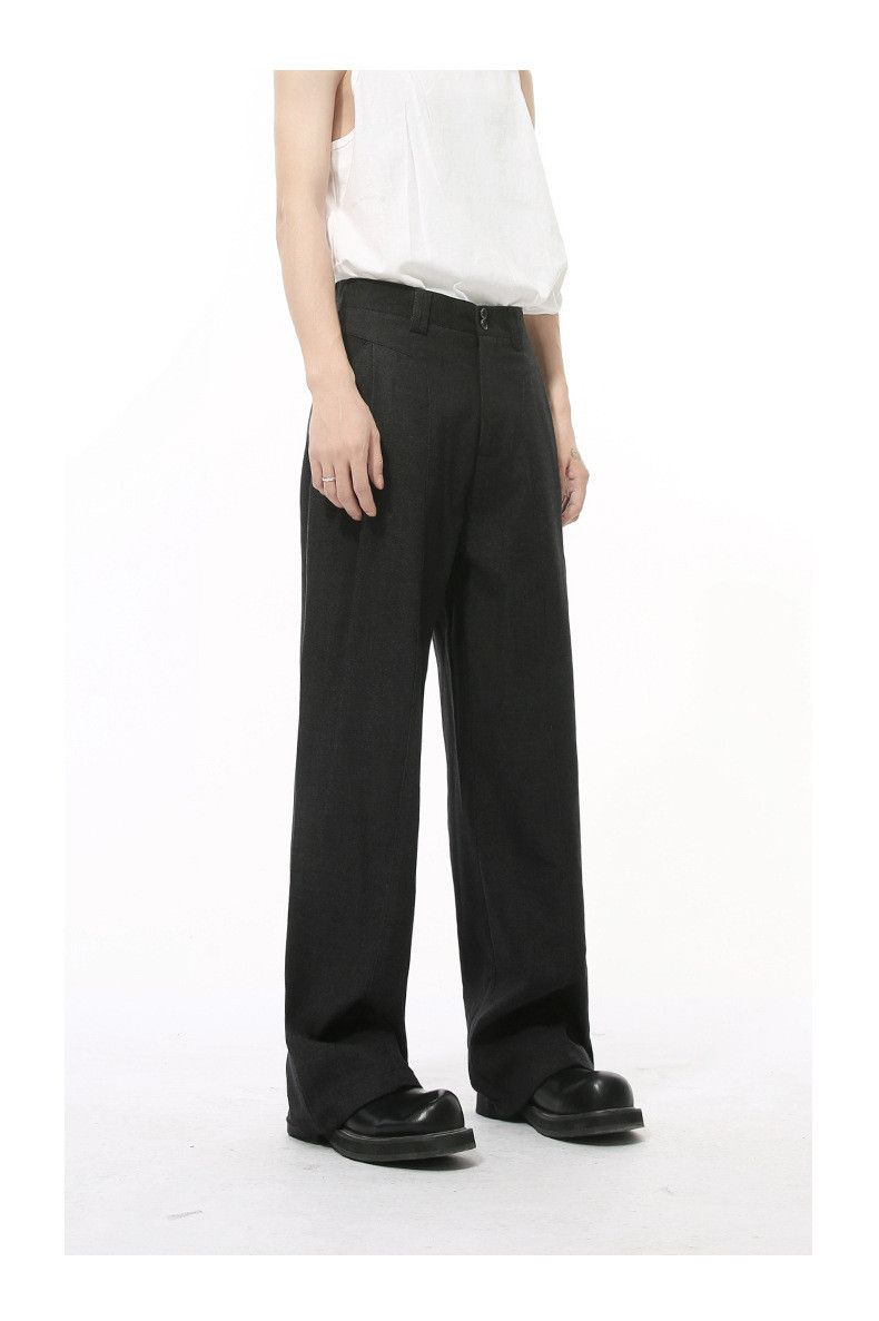 Japanese Brand × Jean Japanese retro cleanfit drape straight simple casual pants Size US 32 / EU 48 - 2 Thumbnail