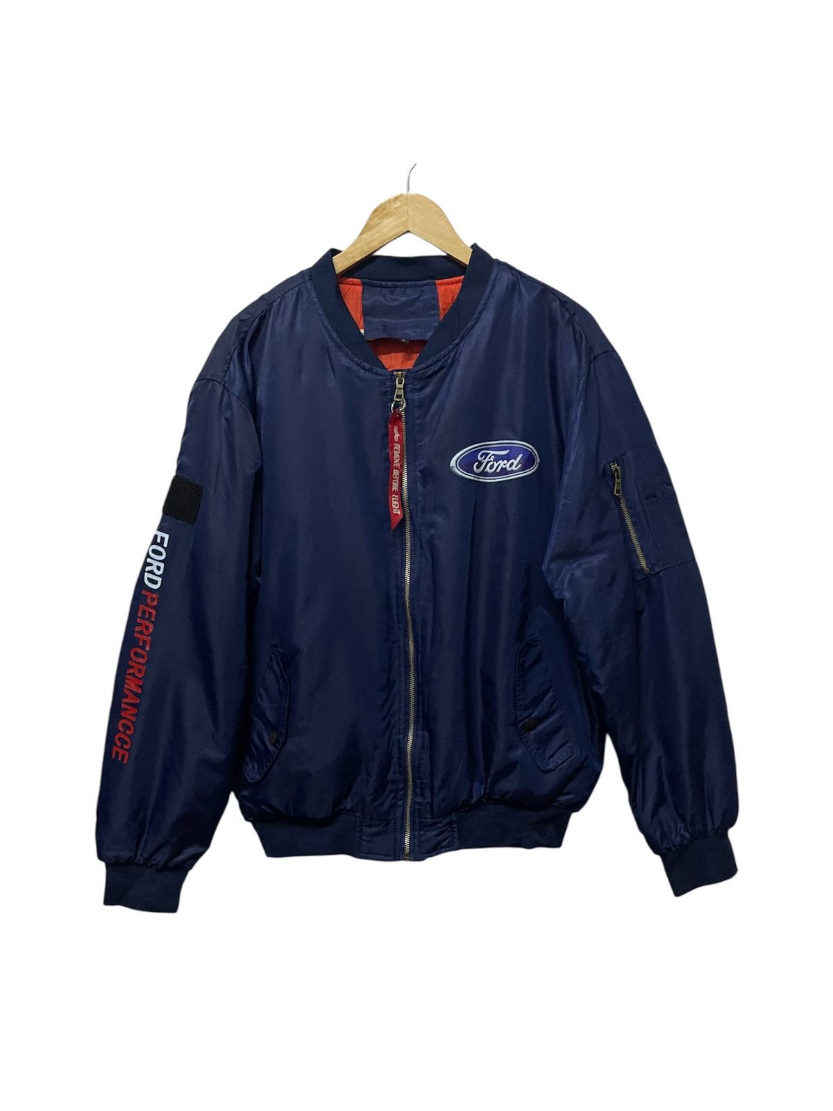 Ford VINTAGE FORD RACING BOMBER JACKET RARE DESIGN Size US L / EU 52-54 / 3 - 2 Thumbnail