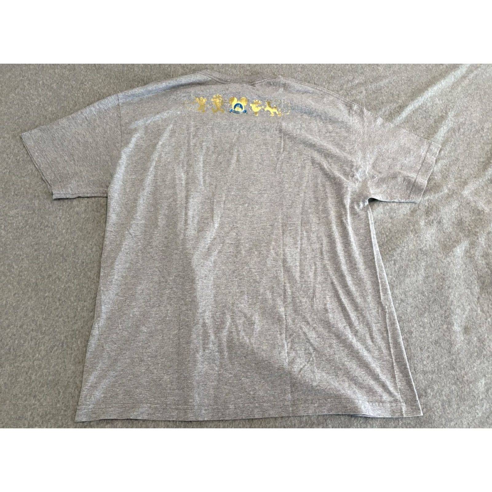 Disney VINTAGE Walt Disney World Gray Tee Shirt Happiest Celebration On Earth XL Shirt Mens Gray 90s Disney Characters Donald Duck Goofy Mickey Pluto Size US XL / EU 56 / 4 - 4 Thumbnail