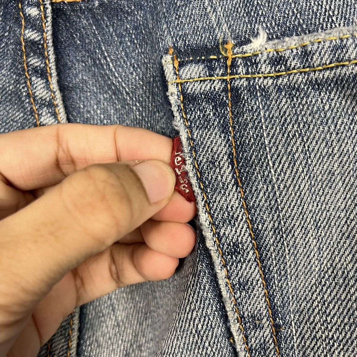 Levi's Vintage Y2k Levis Distressed Denim Jeans Size US 32 / EU 48 - 17 Thumbnail