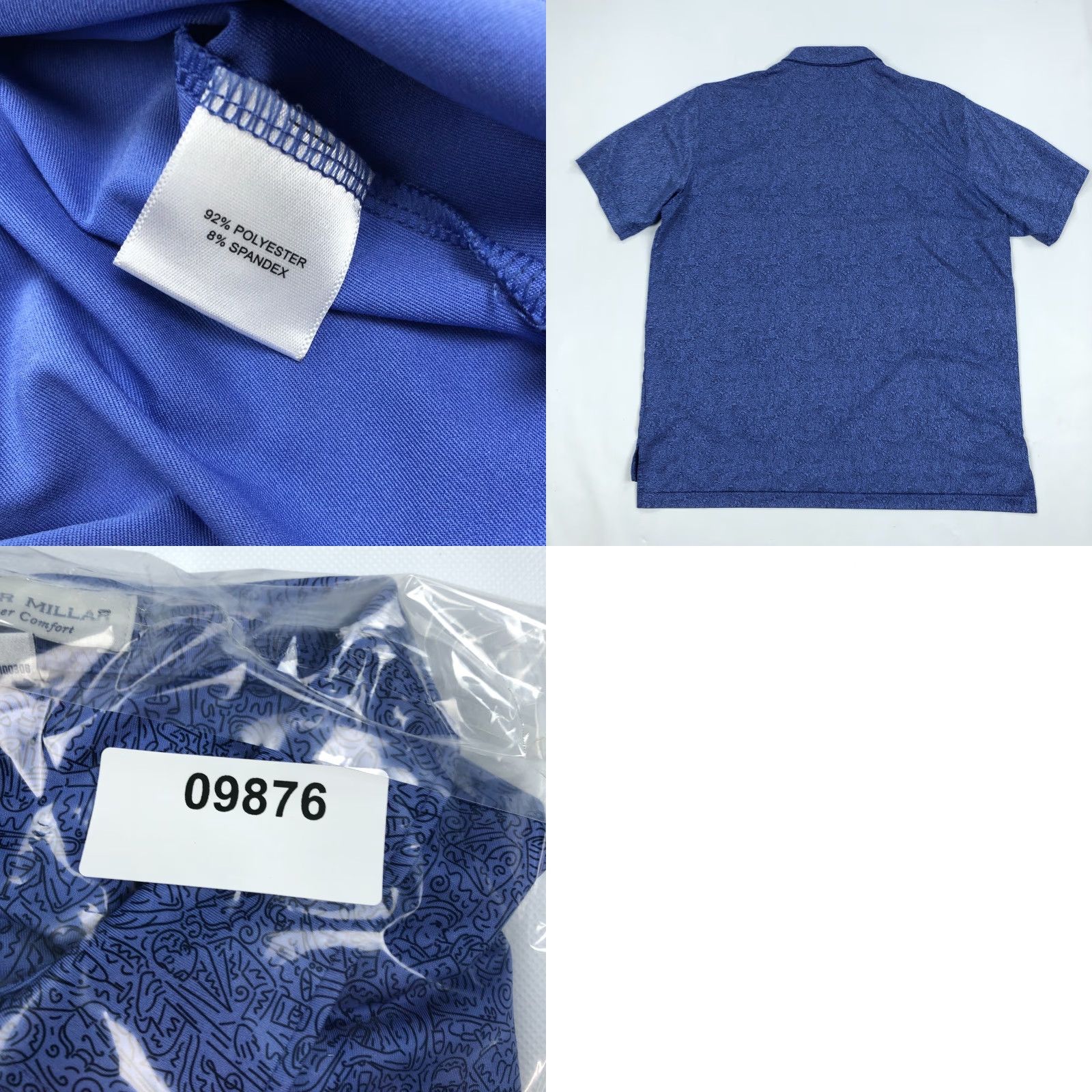 Peter Millar Peter Millar Polo Shirt Men XL Blue Golf Summer Comfort Performance Short Sleeve Activewear Casual Shirts Mens XL Blue Golf Size US XL / EU 56 / 4 - 8 Thumbnail
