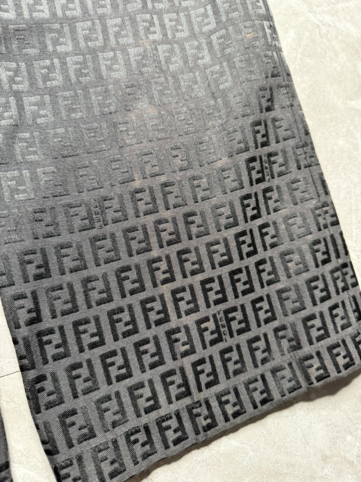Fendi Fendi Black Monogram Pants (Unisex) Size US 28 / EU 44 - 11 Thumbnail