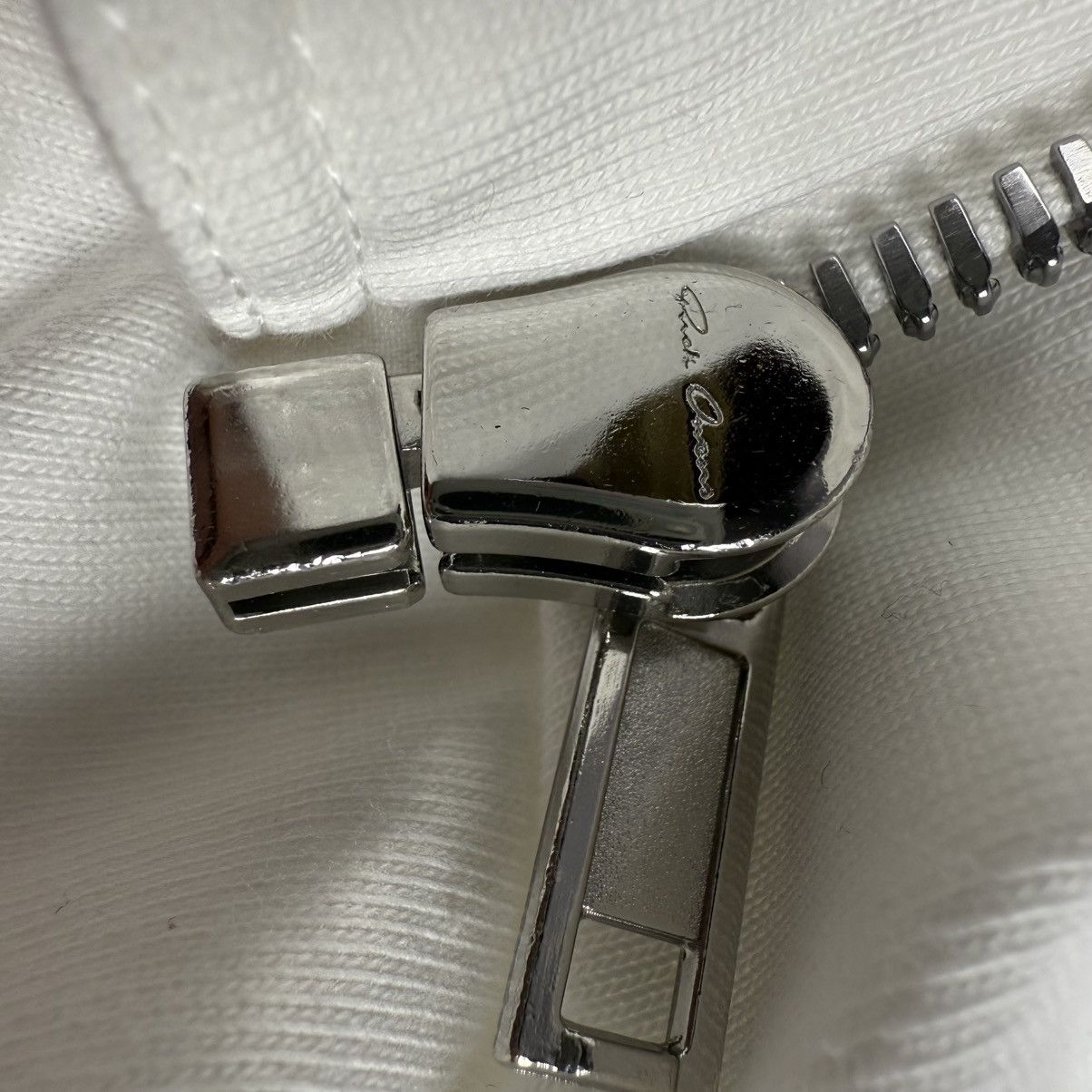 Rick Owens Rick Owens SS20 Fogachine High Neck Zip Up ‘White’ Sweater Size US S / EU 44-46 / 1 - 7 Thumbnail