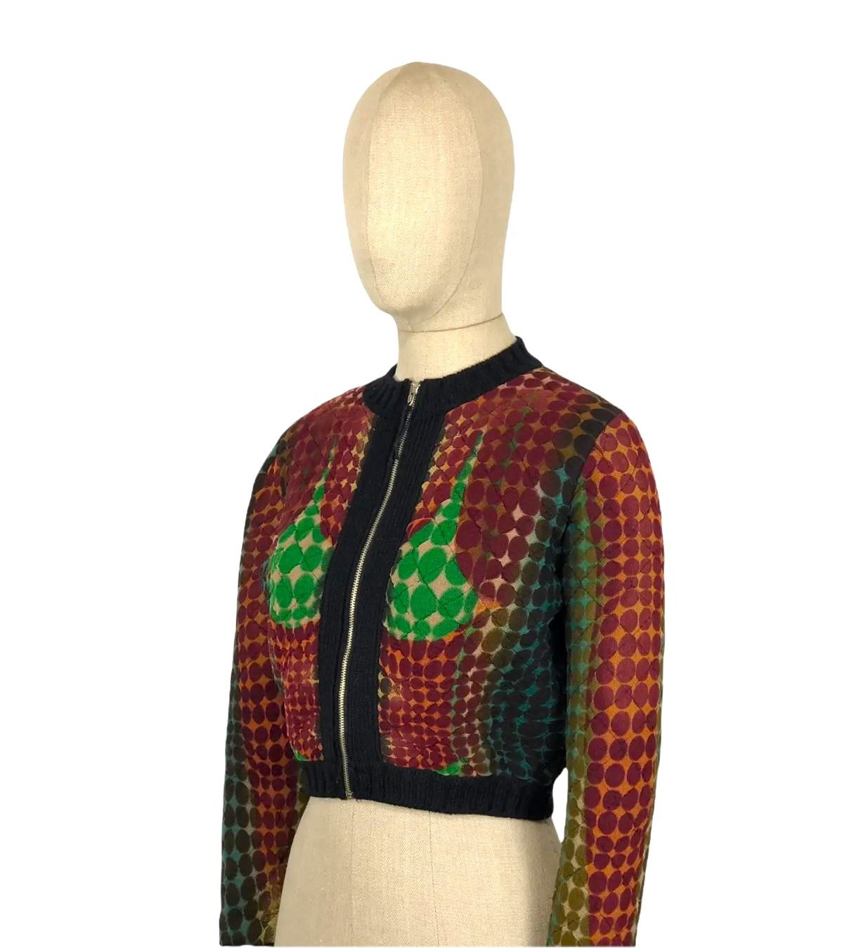 Jean Paul Gaultier Jean Paul Gaultier F/W 1995 Cyberbaba Optical Mad Max Jacket Size US S / EU 44-46 / 1 - 3 Thumbnail
