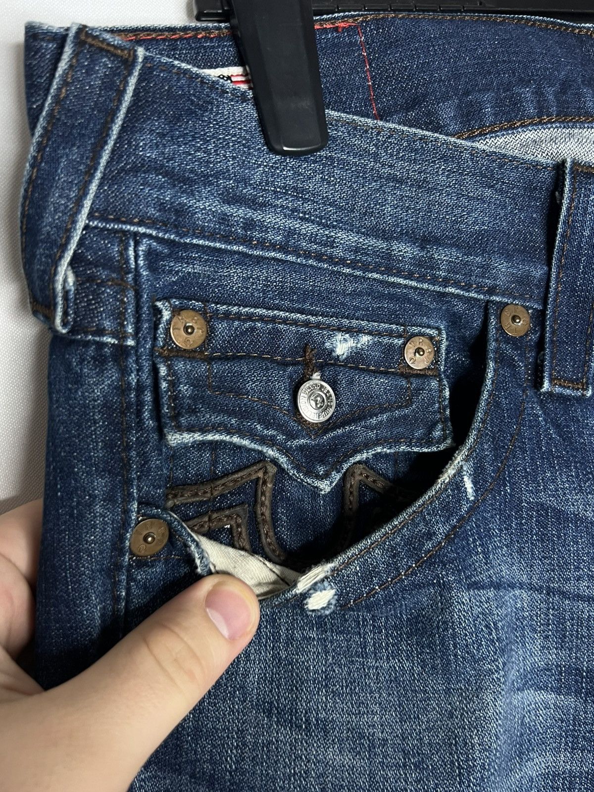 True Religion True Religion Crazy Denim Jeans Rare Japanese Y2K Size US 34 / EU 50 - 10 Thumbnail