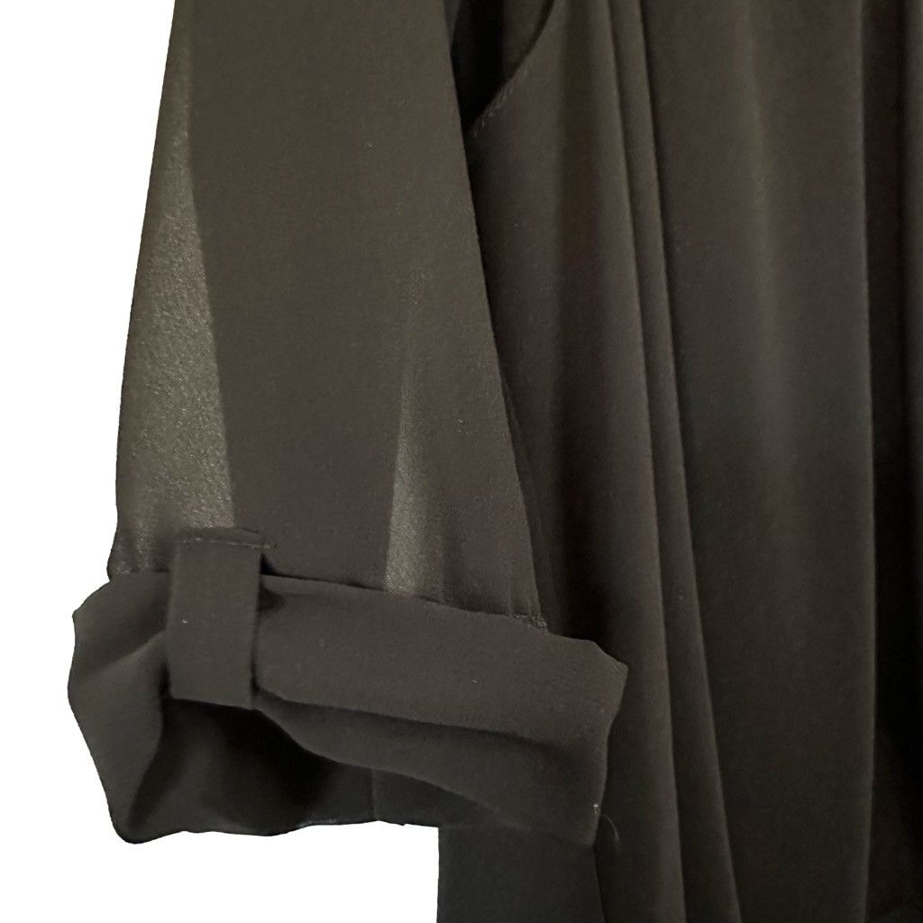 Joseph Ribkoff Joseph Ribkoff Black Chiffon Tiered Overlay Sheath Dress 8 Size M / US 6-8 / IT 42-44 - 8 Thumbnail