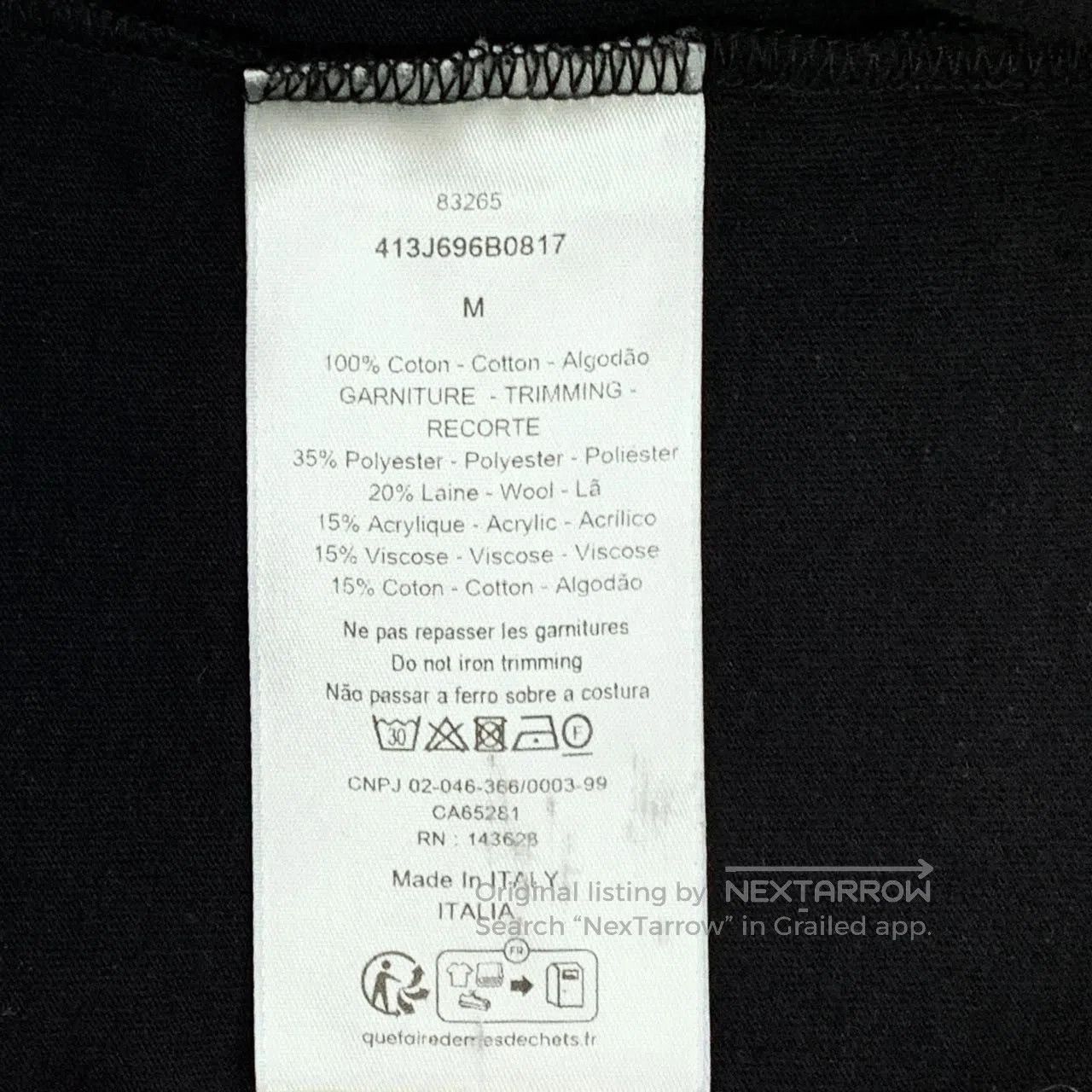 Dior Black Short. Size US M / EU 48-50 / 2 - 7 Thumbnail