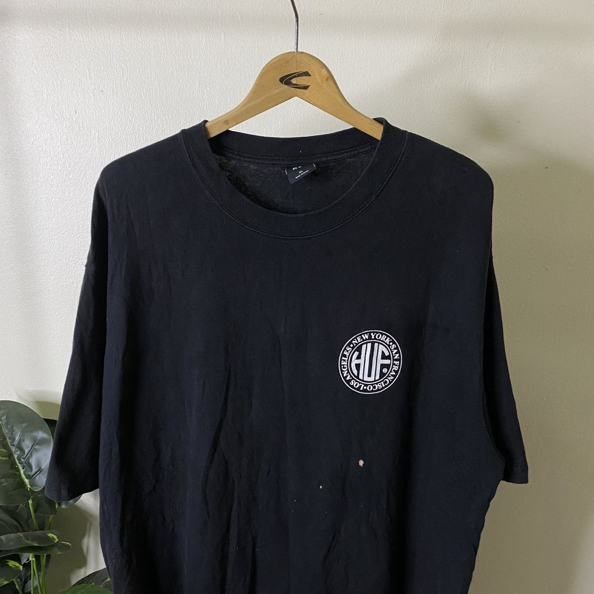 Huf Huf Skateboard Big Logo Skater T Shirt Size US XL / EU 56 / 4 - 7 Thumbnail