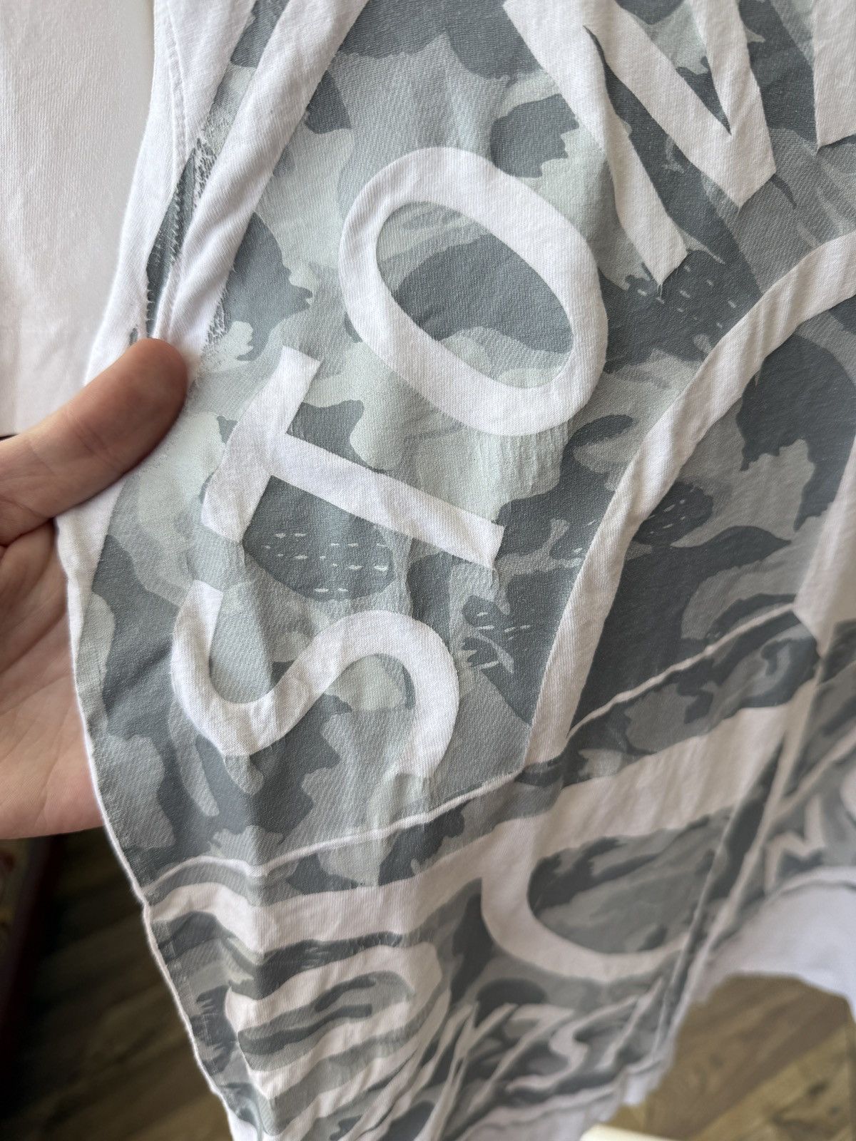 Stone Island Vintage STONE ISLAND 20SS BIG LOOM CAMO TEE Size US L / EU 52-54 / 3 - 9 Thumbnail