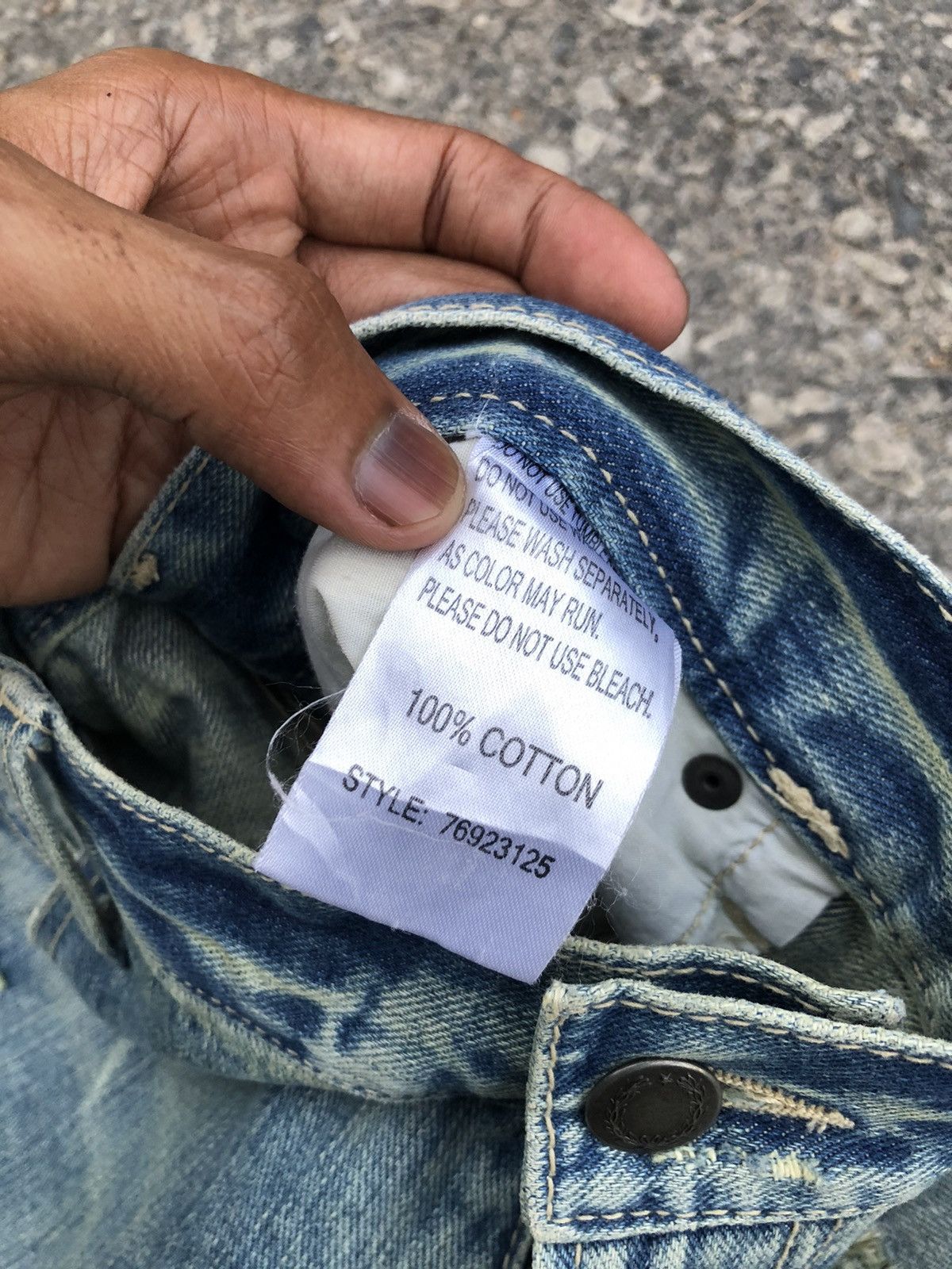 If Six Was Nine BEACH SOUND RIPPED DISTRESSED DENIM Size US 32 / EU 48 - 5 Thumbnail