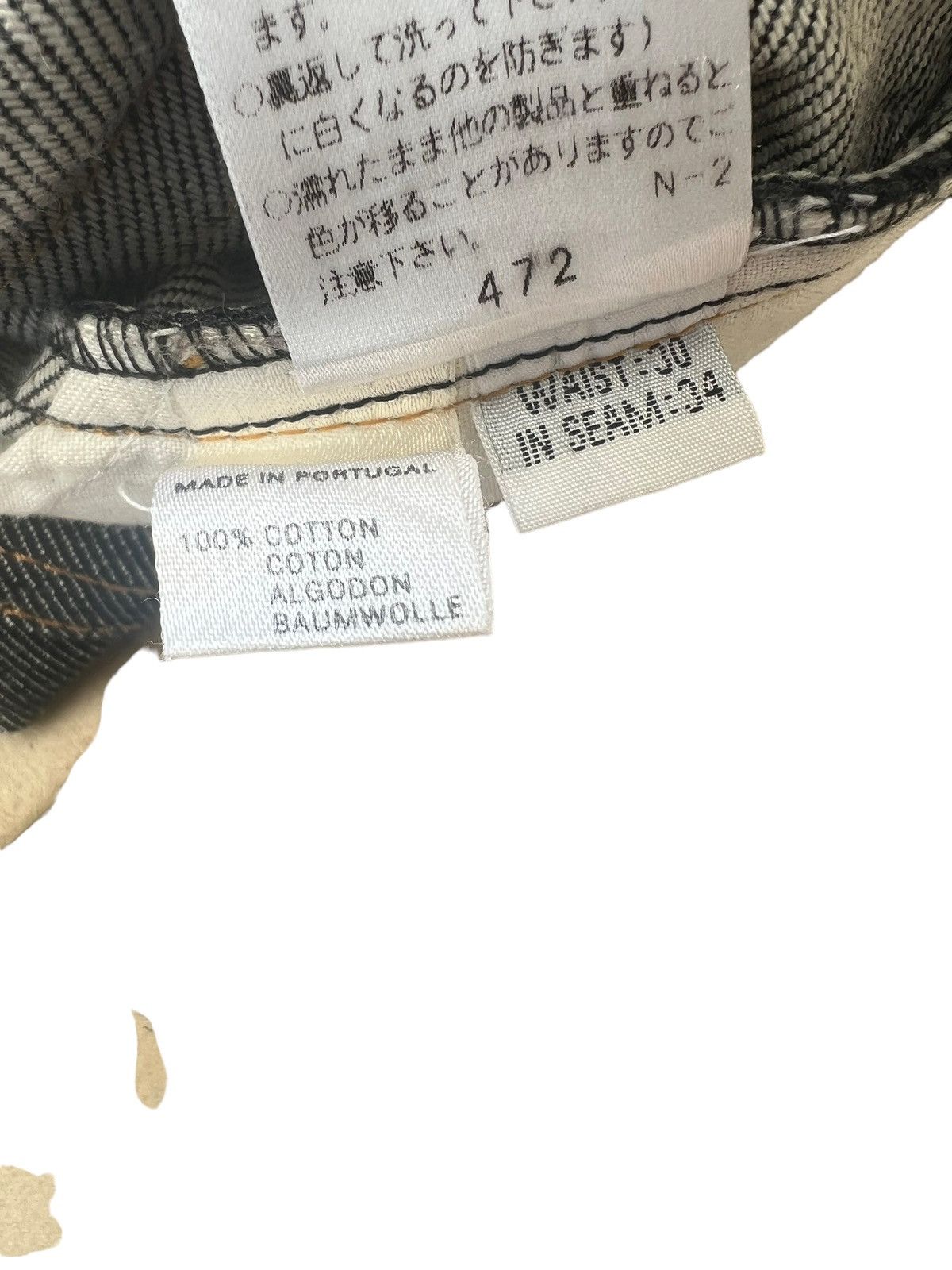 Yves Saint Laurent Vintage YSL Saint Laurent Jeans Grey Denim Jeans Size US 30 / EU 46 - 23 Thumbnail