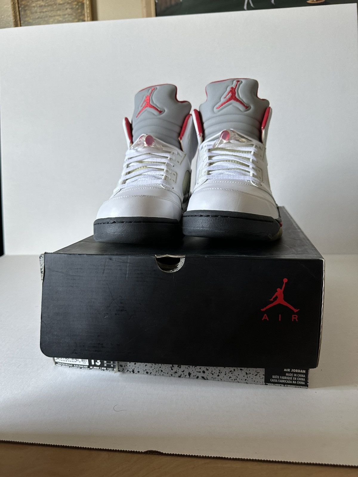 Jordan Brand Jordan 5 Fire Red 2013 Size US 13 / EU 46 - 1 Thumbnail