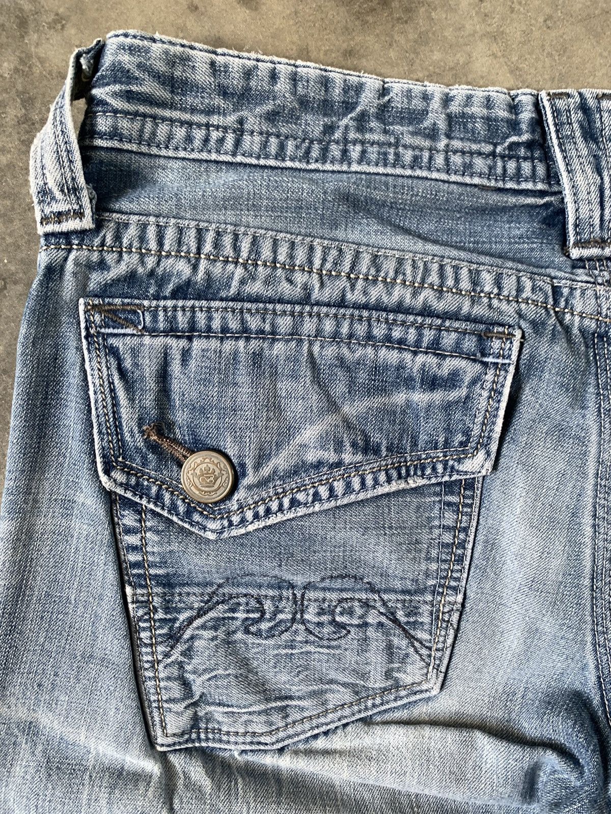 Tornado Mart Super Flare Jeans Japan Brapper Low Rise Bellbottom Jeans Size 28" / US 6 / IT 42 - 18 Thumbnail