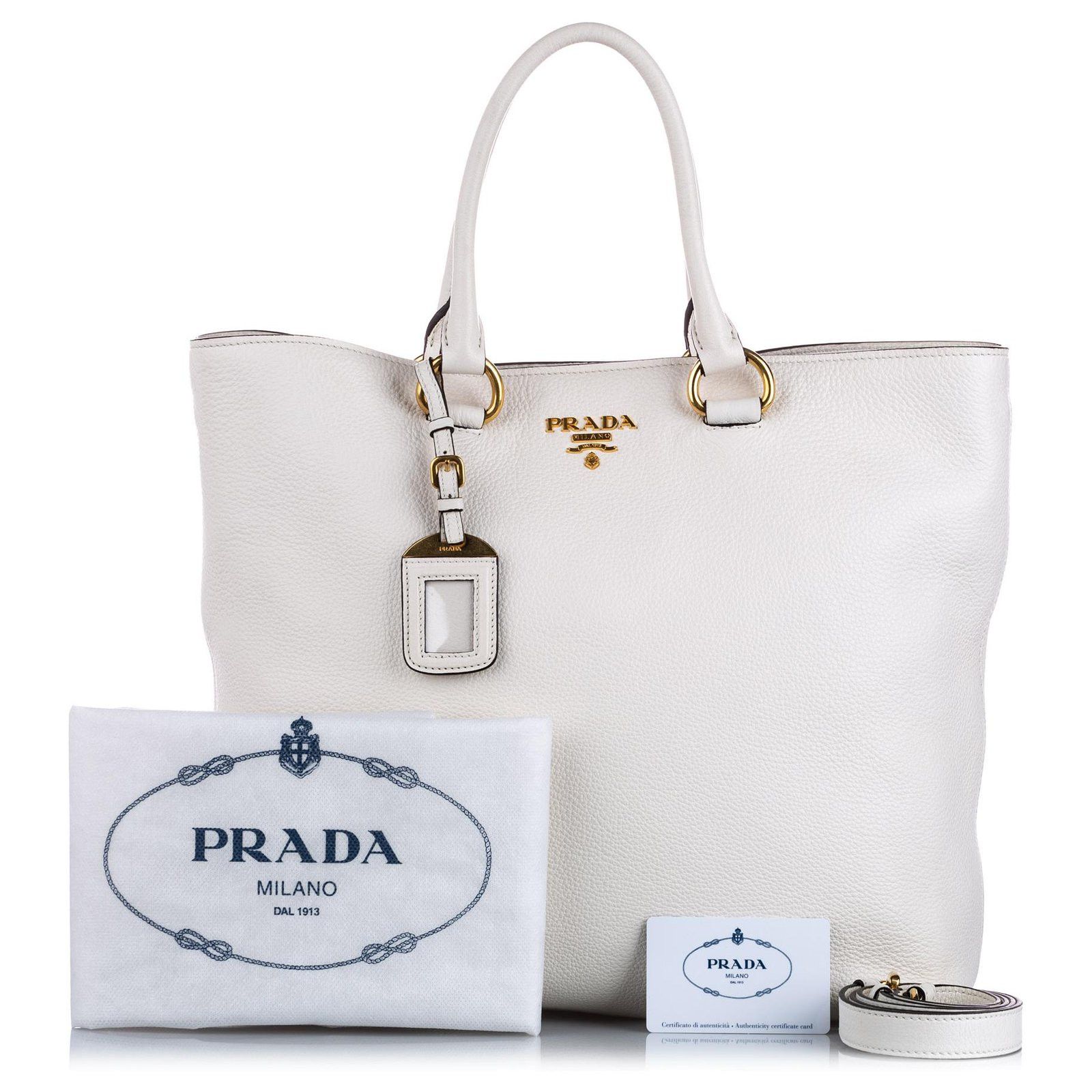 Prada o1srvl11e0624 Size: OS / Tote Bag in White Size ONE SIZE - 7 Thumbnail