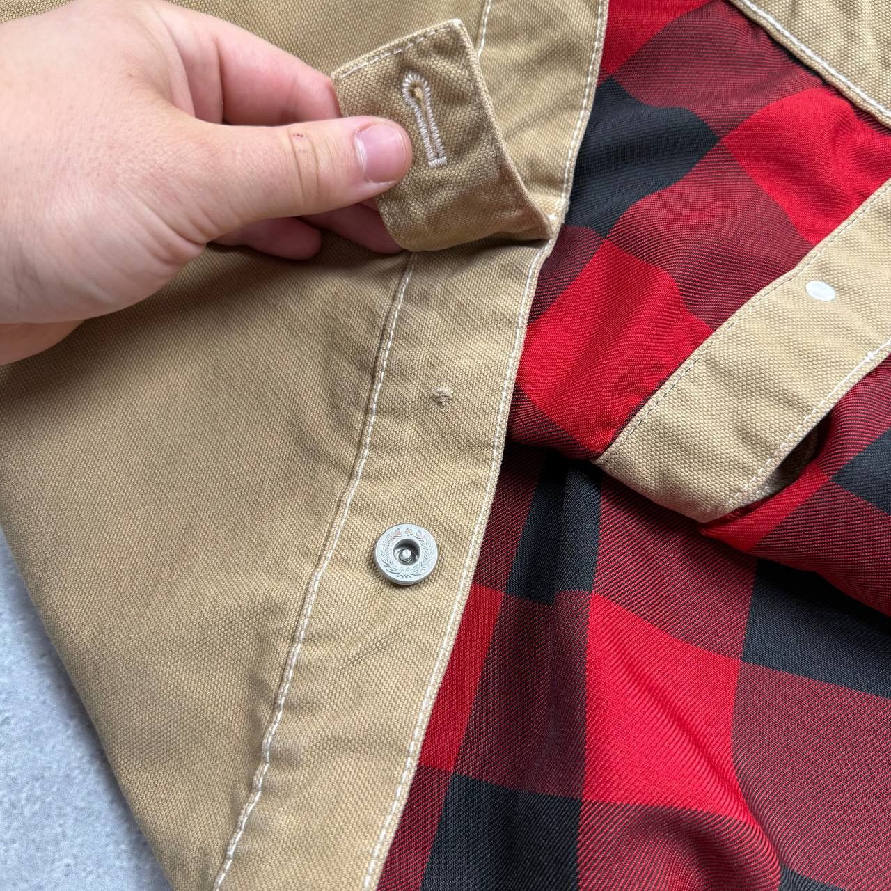 Stan Ray Stan Ray Duck Canvas Winter Box Work Jacket Khaki Beige XL Size US XL / EU 56 / 4 - 5 Thumbnail