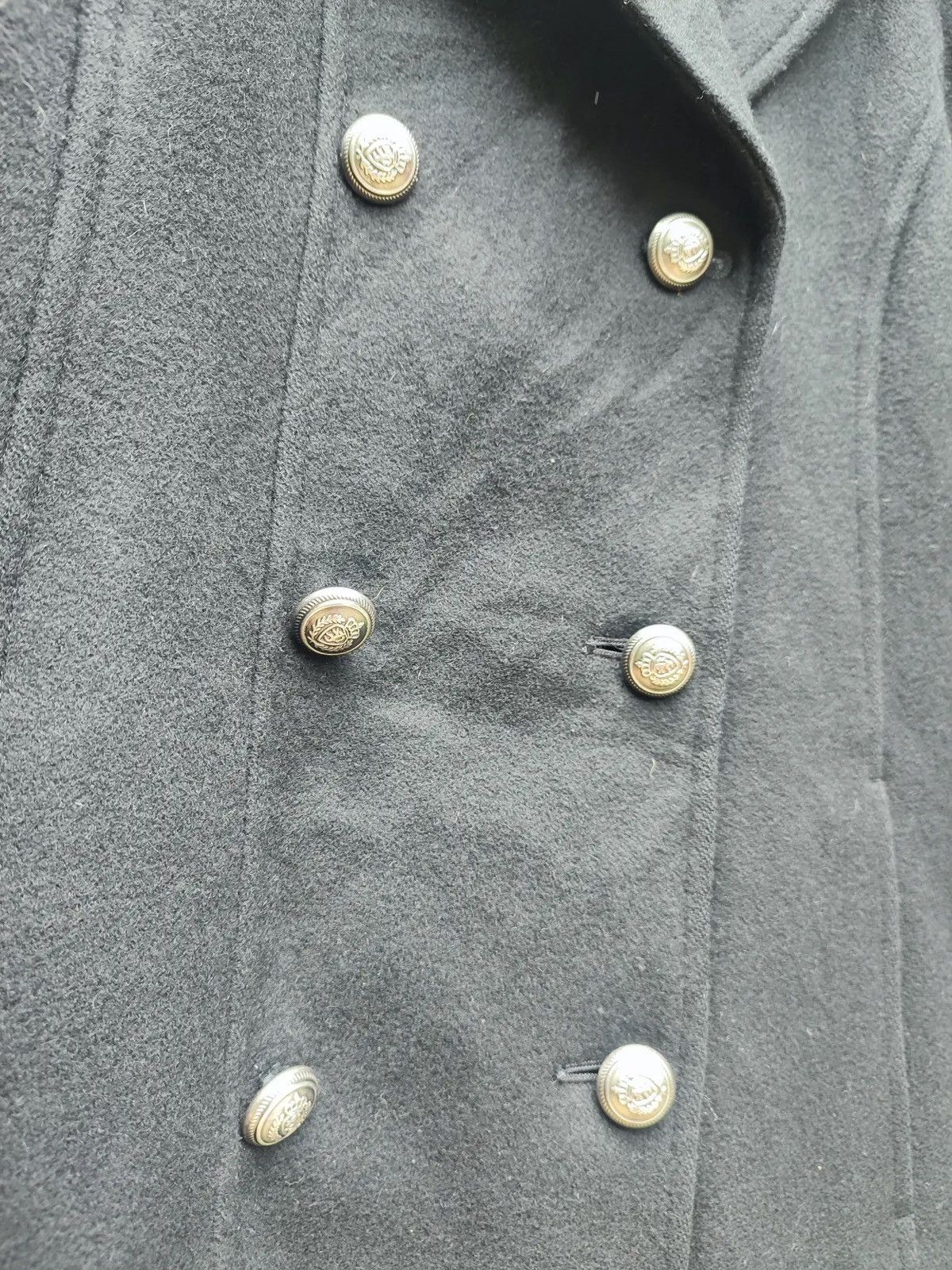 Michel Klein a.v.v Michel Klein Paris Wool Pea Coat (Vintage, Size 36R) Size M / US 6-8 / IT 42-44 - 7 Thumbnail