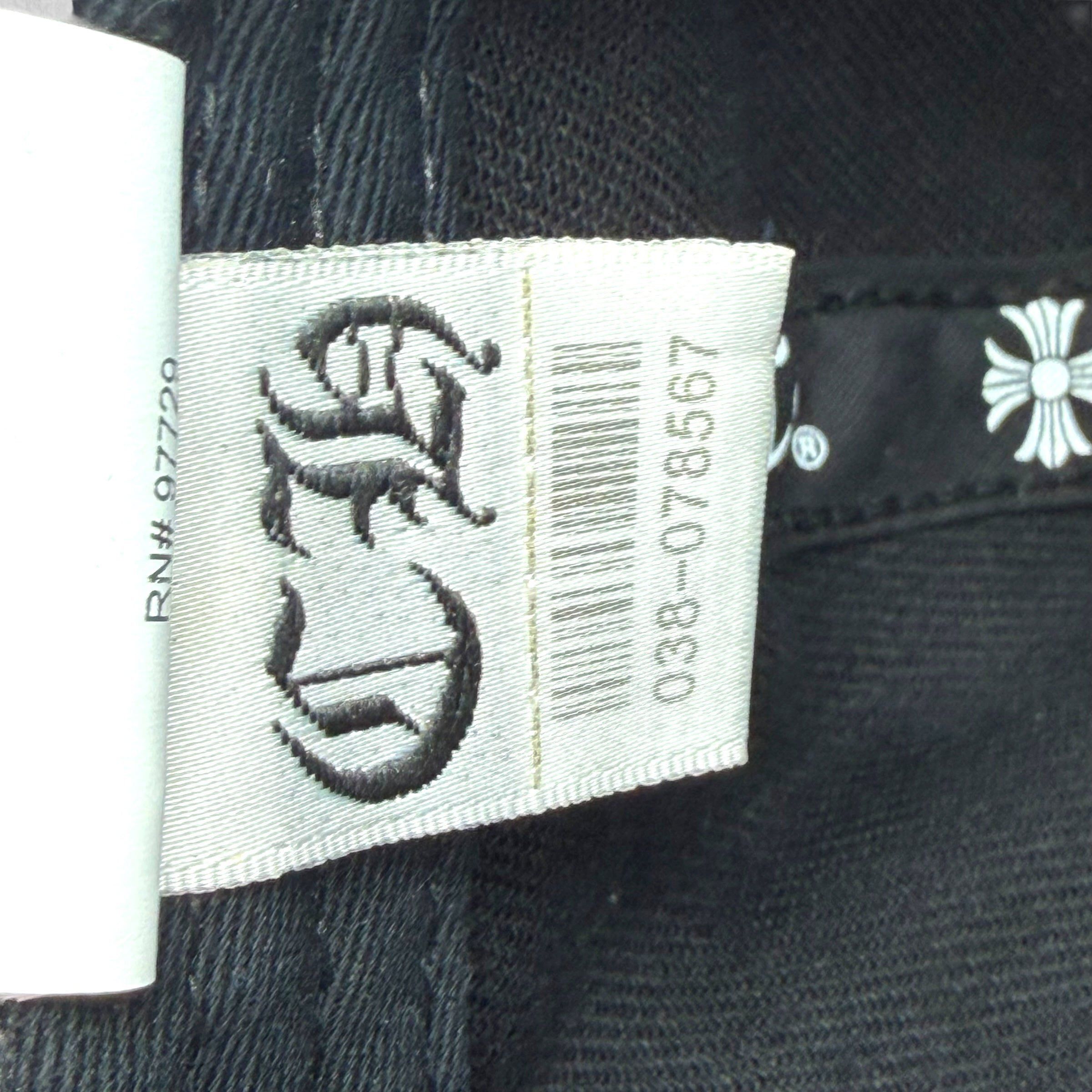 Chrome Hearts Chrome Hearts Dagger Denim Baseball Hat Size ONE SIZE - 6 Thumbnail