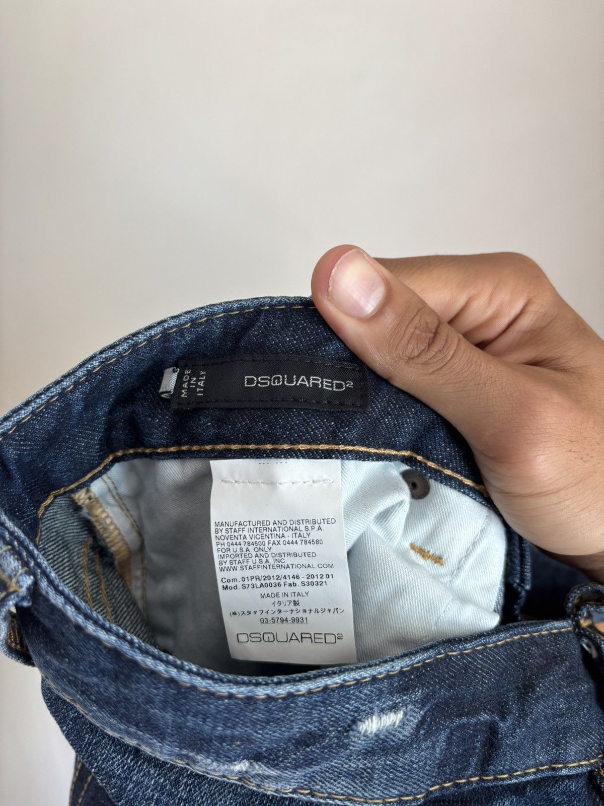 Dsquared2 Dsquared2 SS12 Mud Splash Skinny jeans Size US 32 / EU 48 - 7 Thumbnail