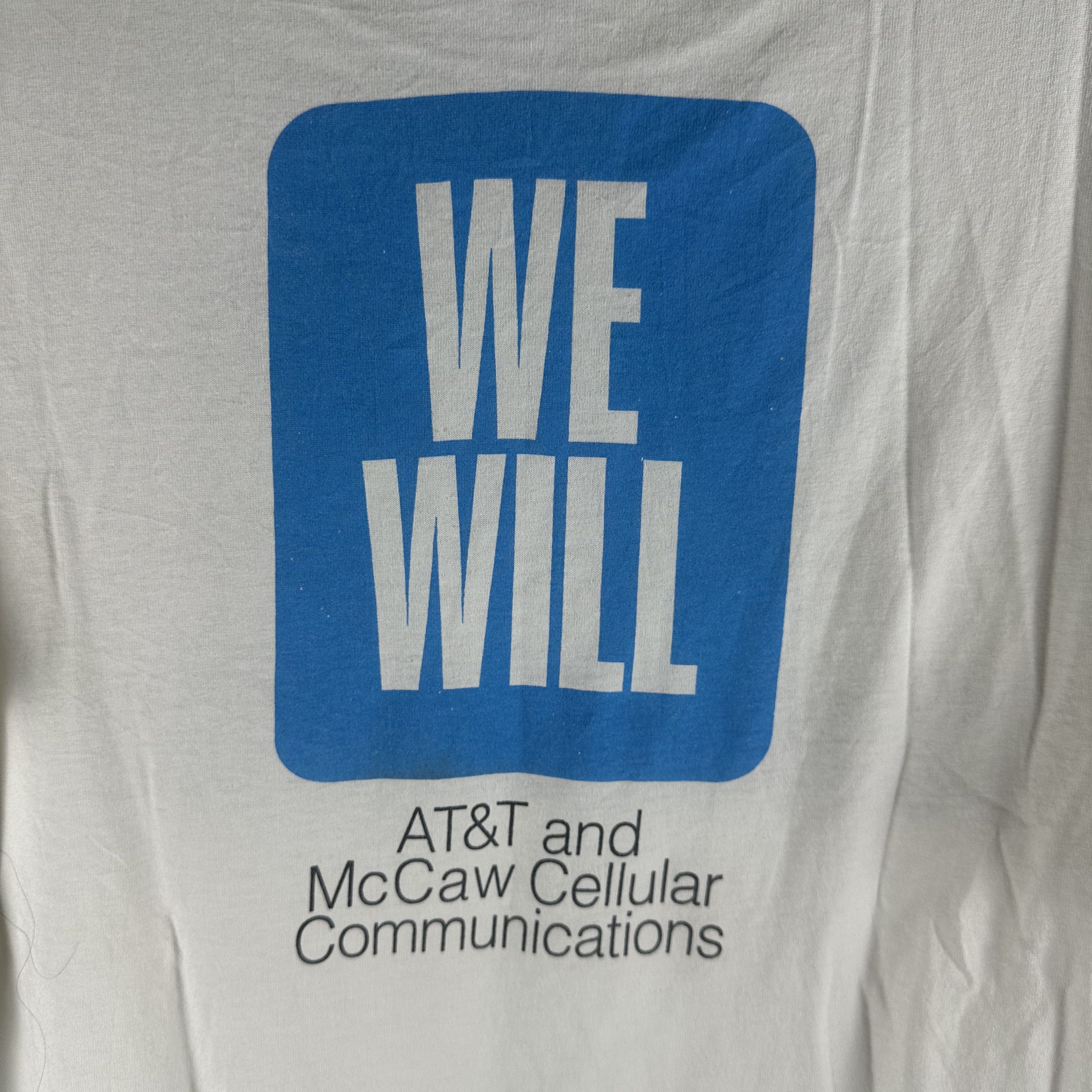 Vintage 90s AT&T Who Will Lead The Future of Communications T-shirt Size US XXL / EU 58 / 5 - 4 Thumbnail