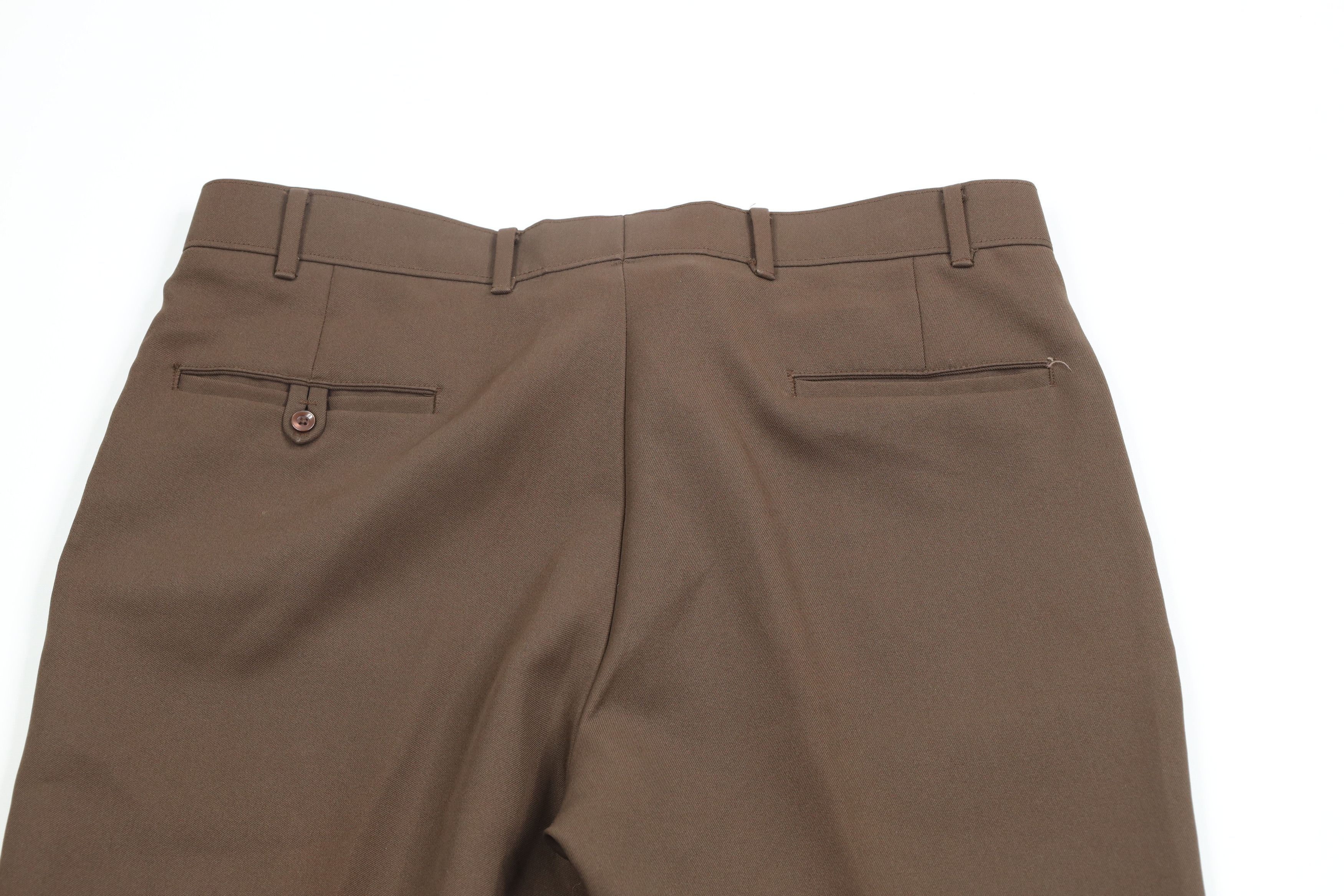 Levi's × Vintage Vintage 70s Levis Knit Wide Leg Bell Bottoms Pants Brown USA Size US 36 / EU 52 - 10 Thumbnail