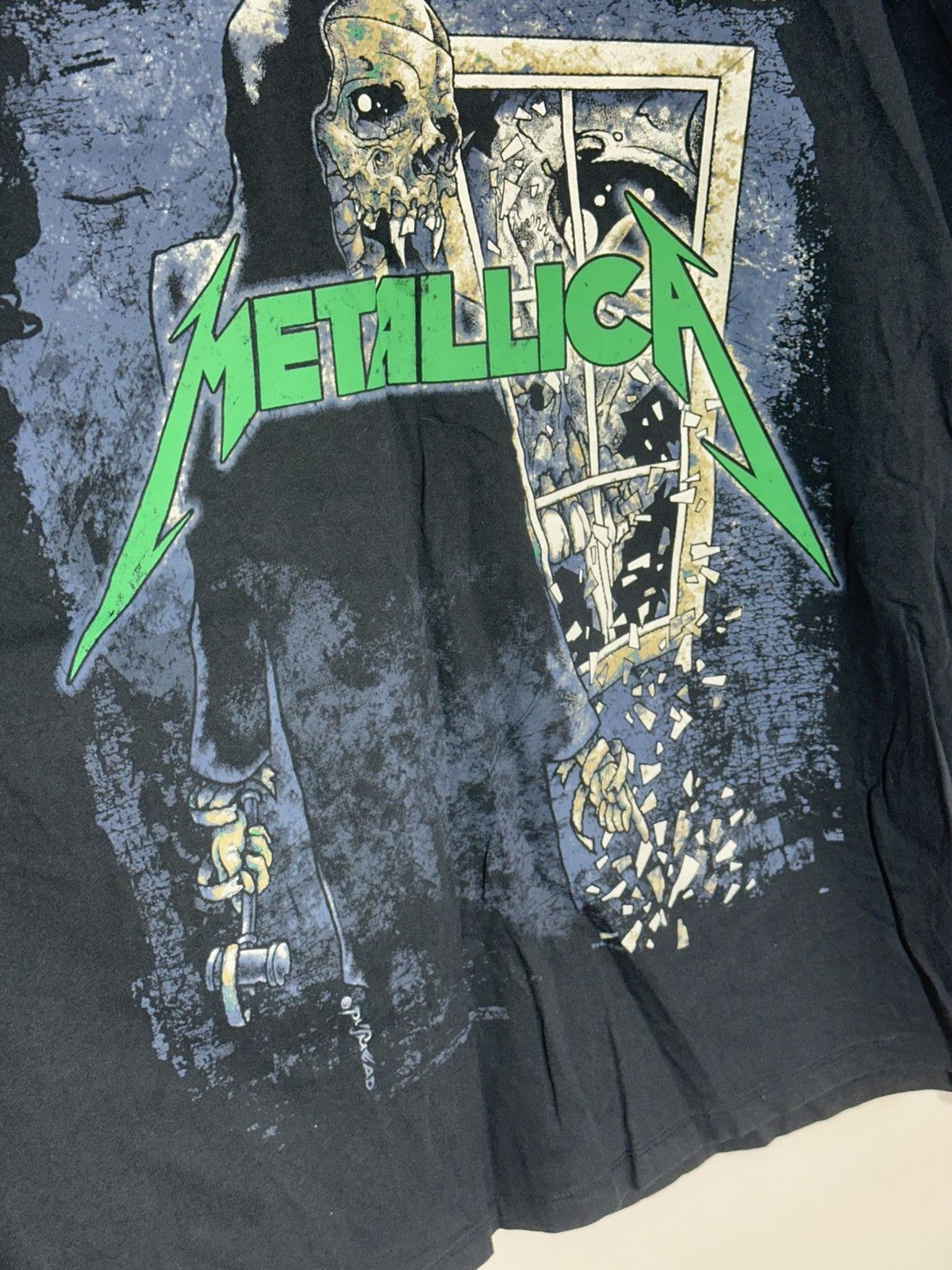 Band Tees Metallica "Pushead Art" Graphic Tee Size US XL / EU 56 / 4 - 2 Thumbnail