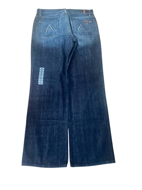 Japanese Brand × Vintage Vintage Baggy/Bootcut Fitting Jeans Size US 34 / EU 50 - 2 Thumbnail
