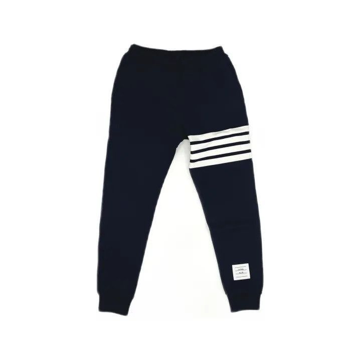 Thom Browne Thom Browne Classic Navy Sweatpants with Logo -2507 Size 39" - 8 Thumbnail
