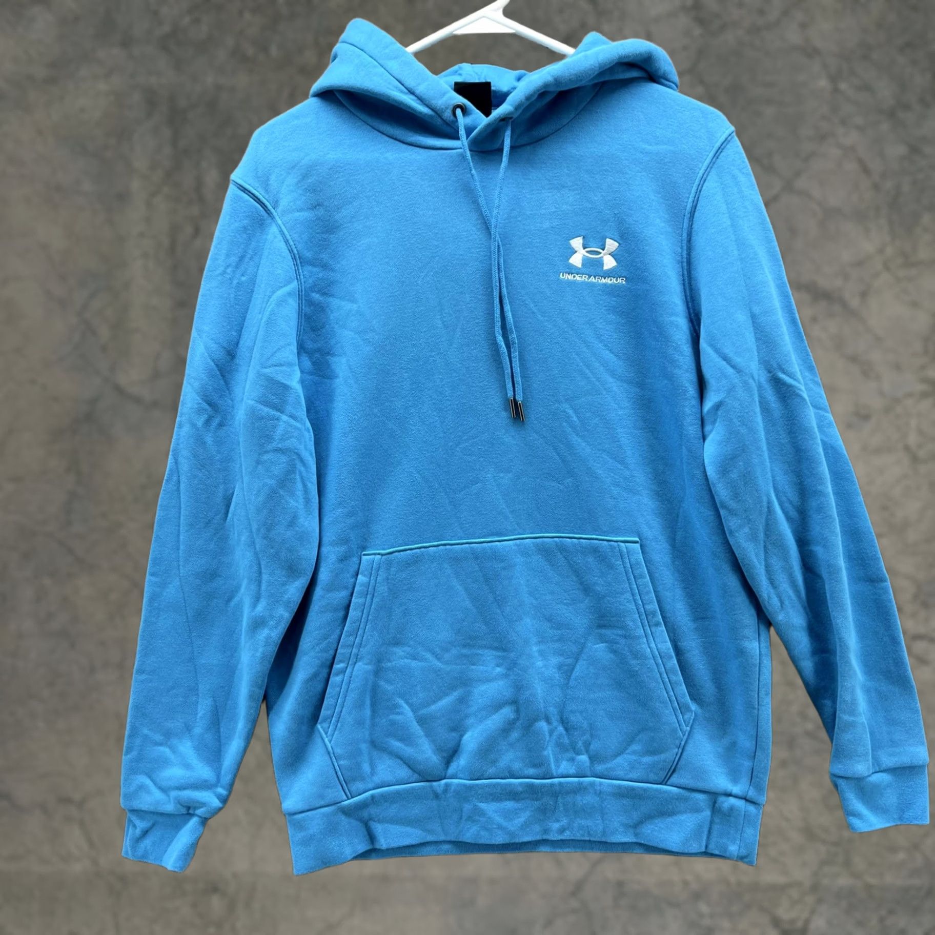 Under Armour Under Armour Hoodie Mens Small Blue Pullover Fleece Sweatshirt Logo Athletic Regular Fit Crew Neck Long Sleeve with Pockets Size US S / EU 44-46 / 1 - 1 Thumbnail