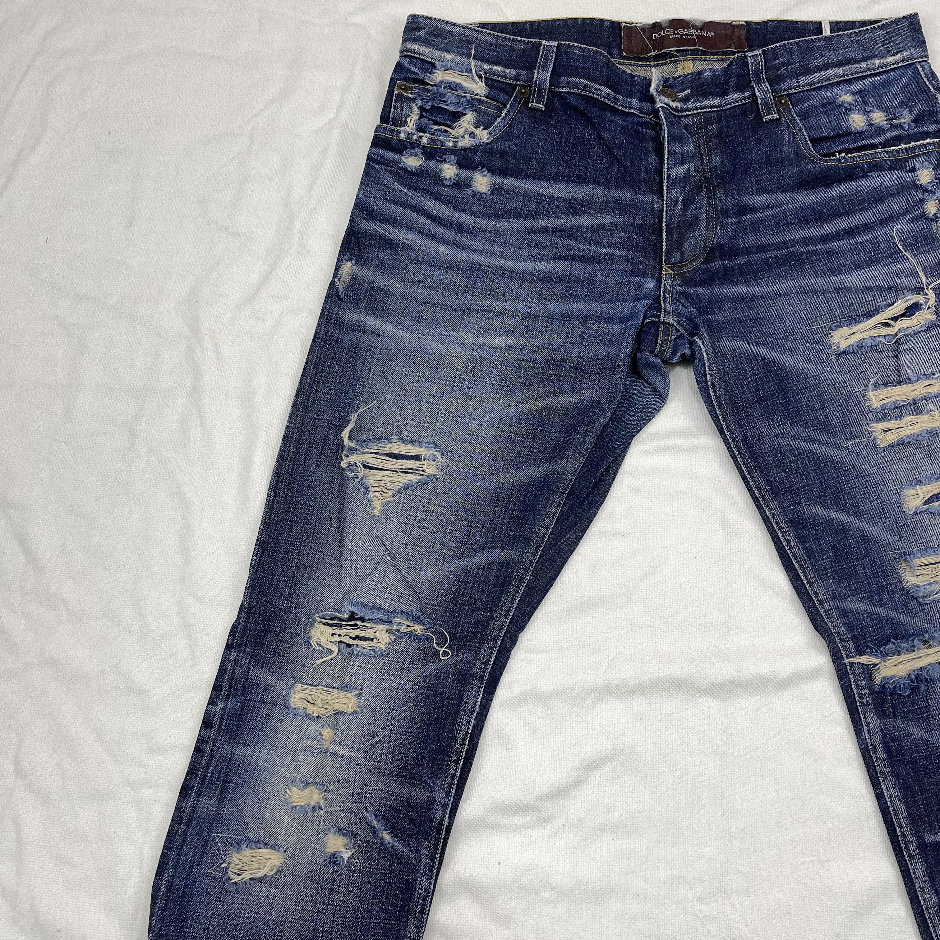 Dolce & Gabbana D&G 14 GOLD Made In Italy Denim Jeans #1103/AM Size US 34 / EU 50 - 5 Thumbnail