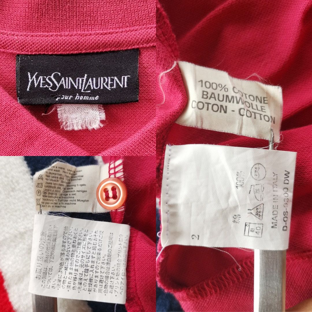 Yves Saint Laurent YVES SAINT LAURENT POLOS SHIRT Size US L / EU 52-54 / 3 - 6 Thumbnail