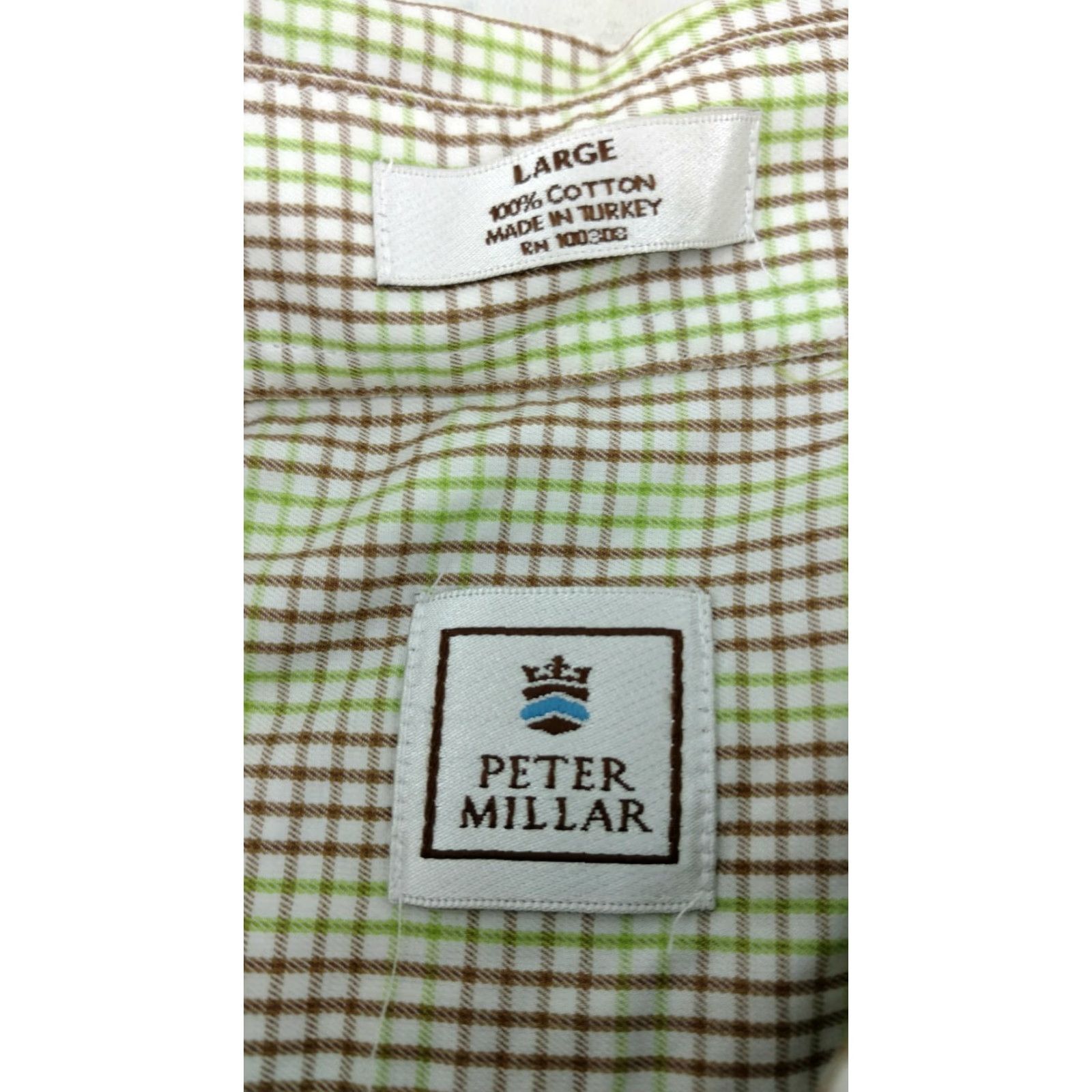 Peter Millar Peter Millar Long Sleeve Button-Up Multicolor Plaid Shirt Mens Large Size US L / EU 52-54 / 3 - 8 Thumbnail