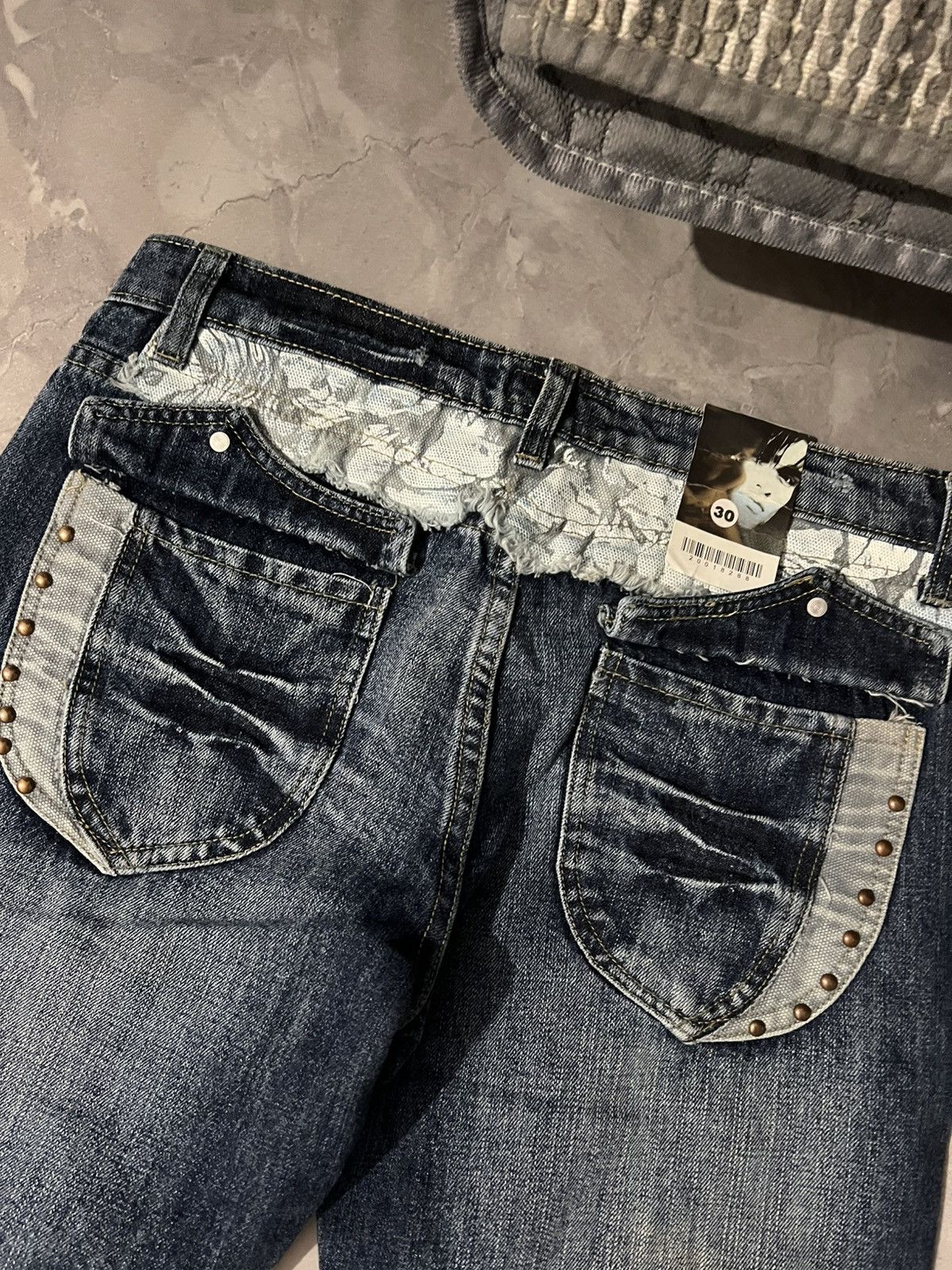 Japanese Brand Archive Flared Designer / Gothic Vibe Avan / Vintage Retro Size US 32 / EU 48 - 4 Thumbnail